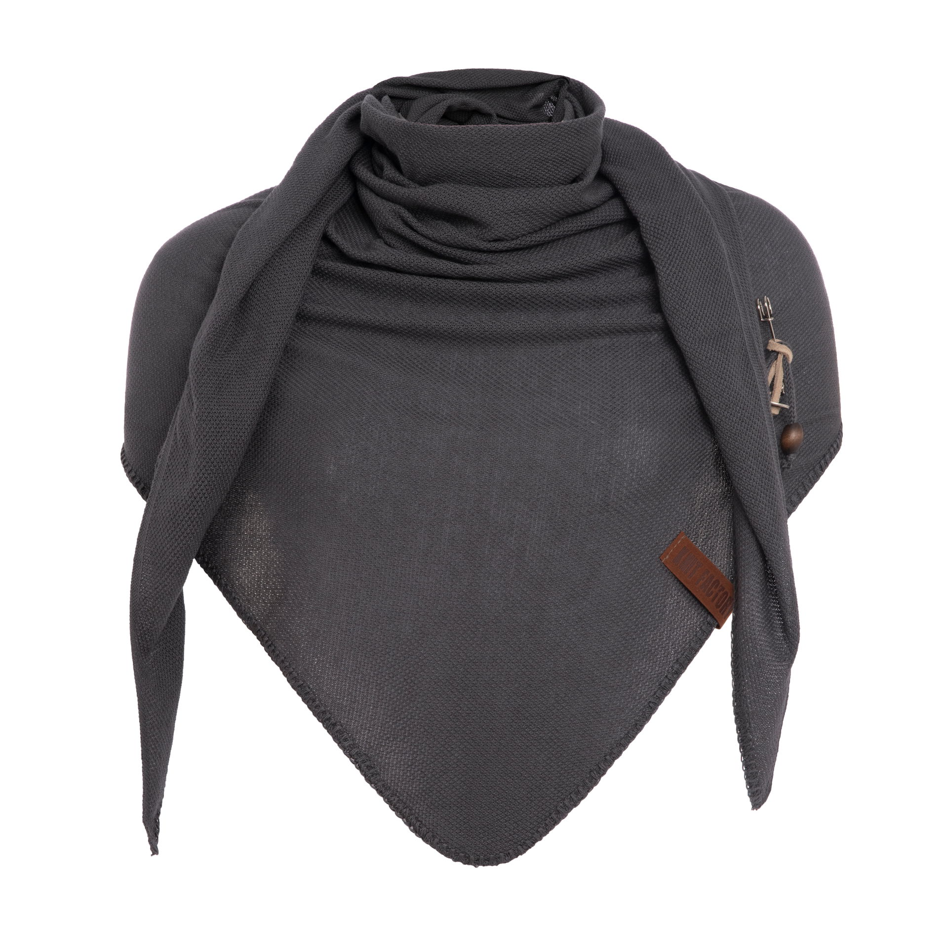 Lola Triangle Scarf Anthracite