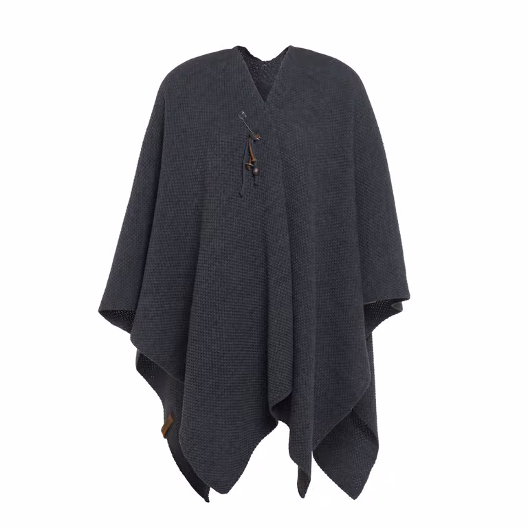 Jazz Poncho réversible Anthracite