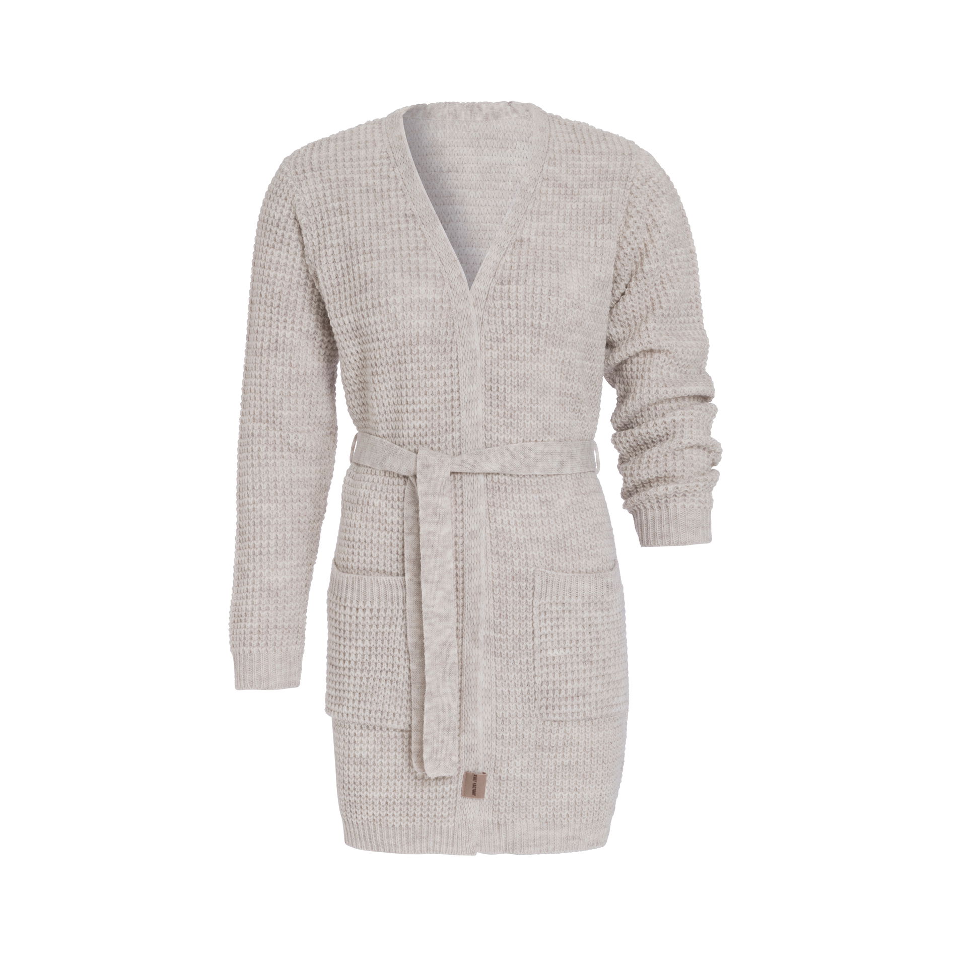 Robin Knitted Cardigan Beige - 40/42 - With side pockets