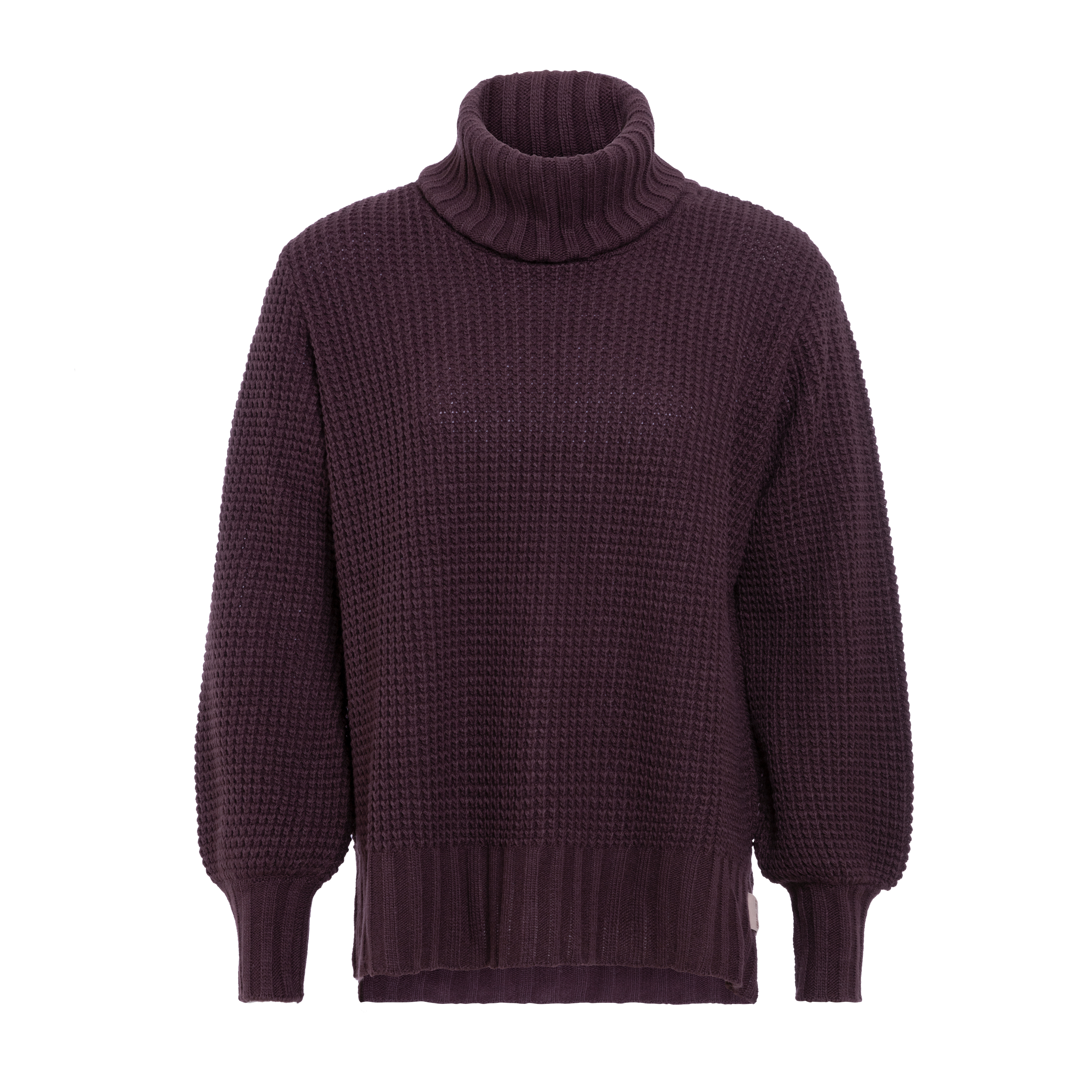 Robin Pull à Col Roulé Aubergine - 36/38