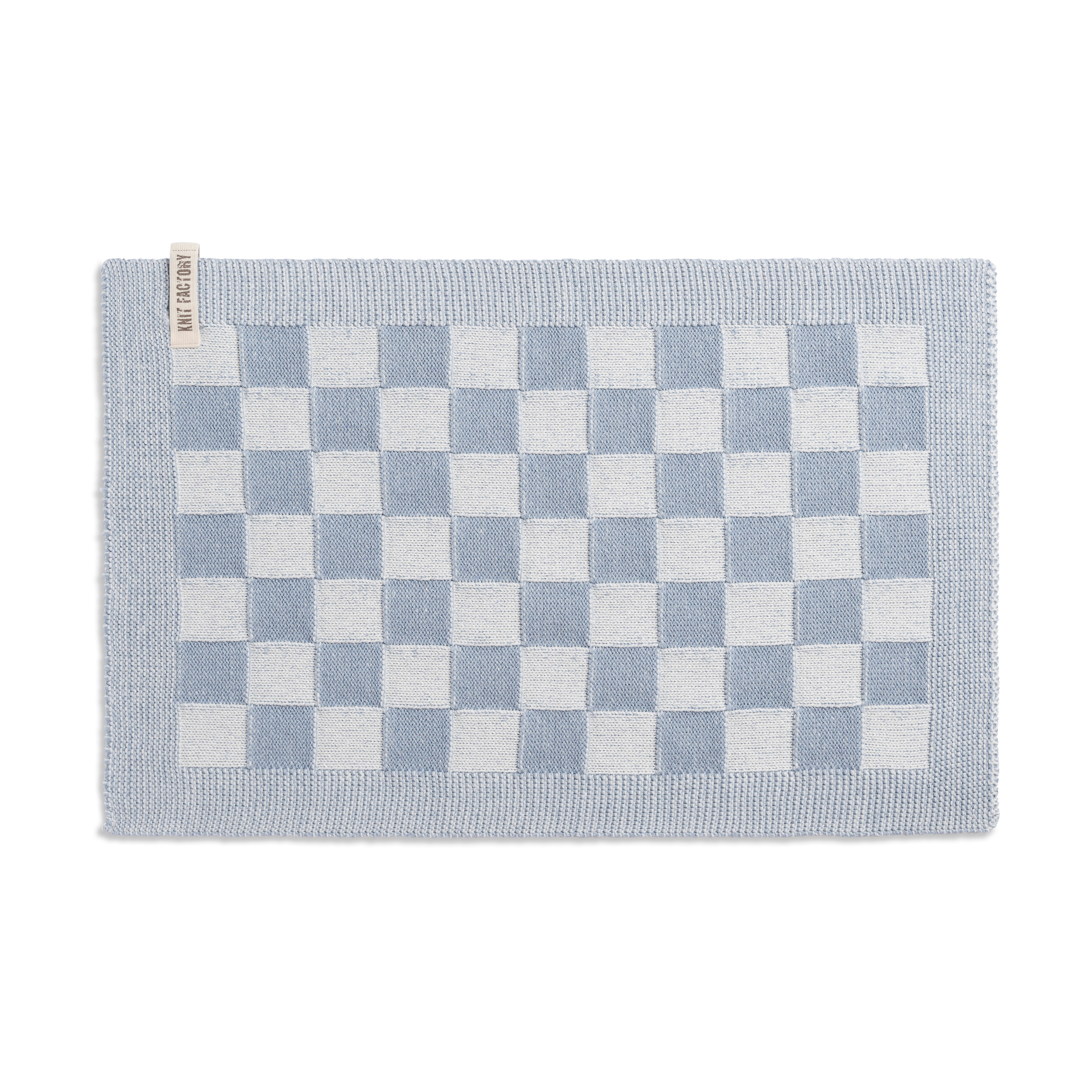 Placemat Block Ecru/Licht Grijs