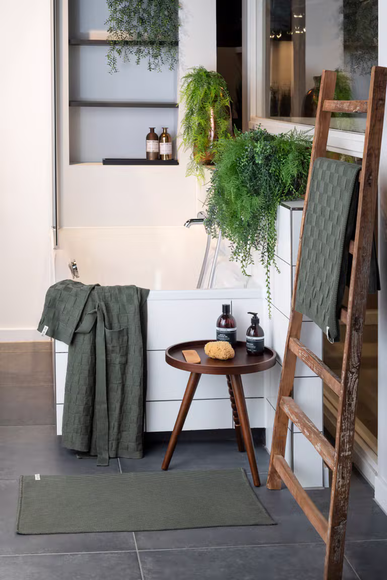 Ivy Premium Knitted Towel Rust - 50x100