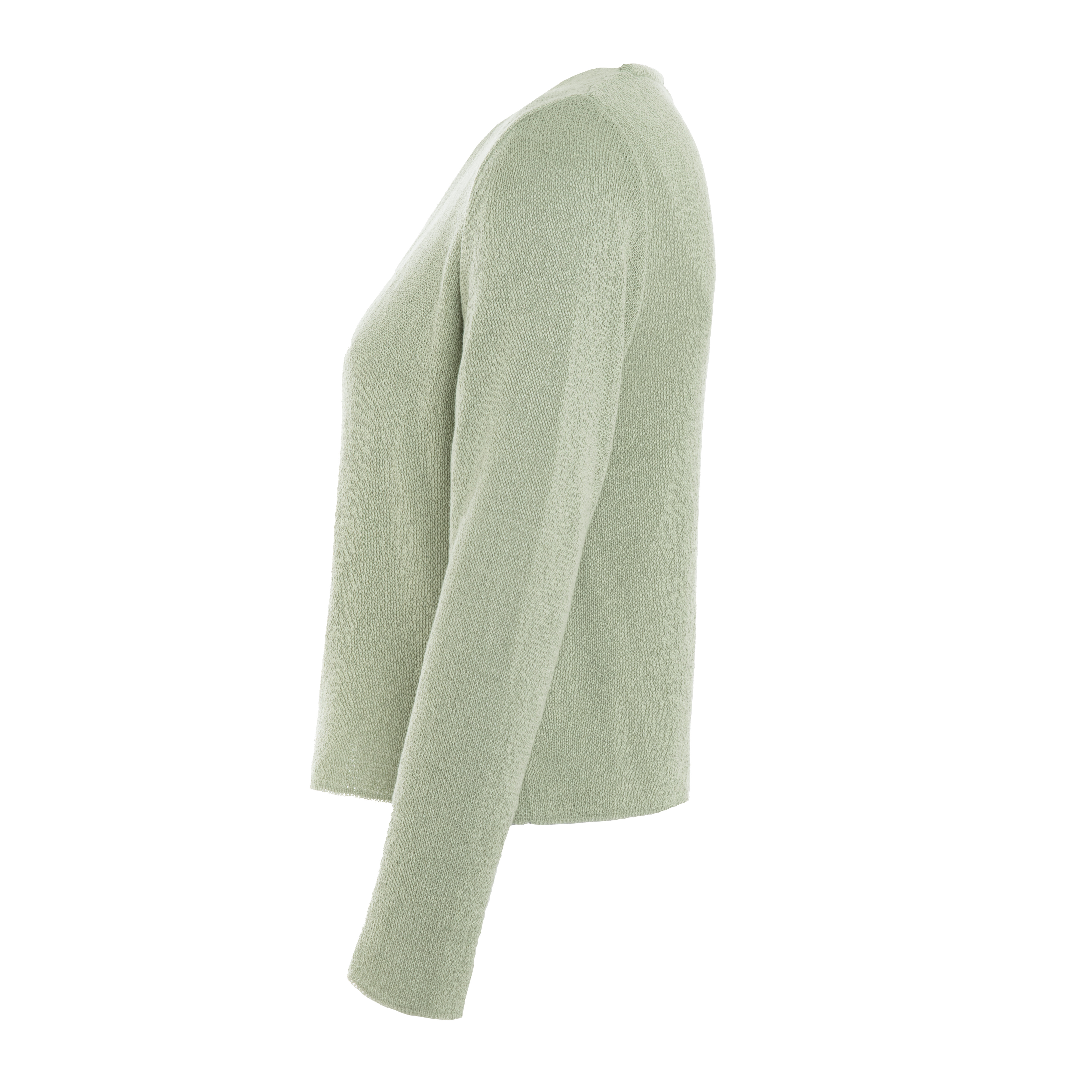 Ella Kurze Strickjacke Sage Green - 36/38