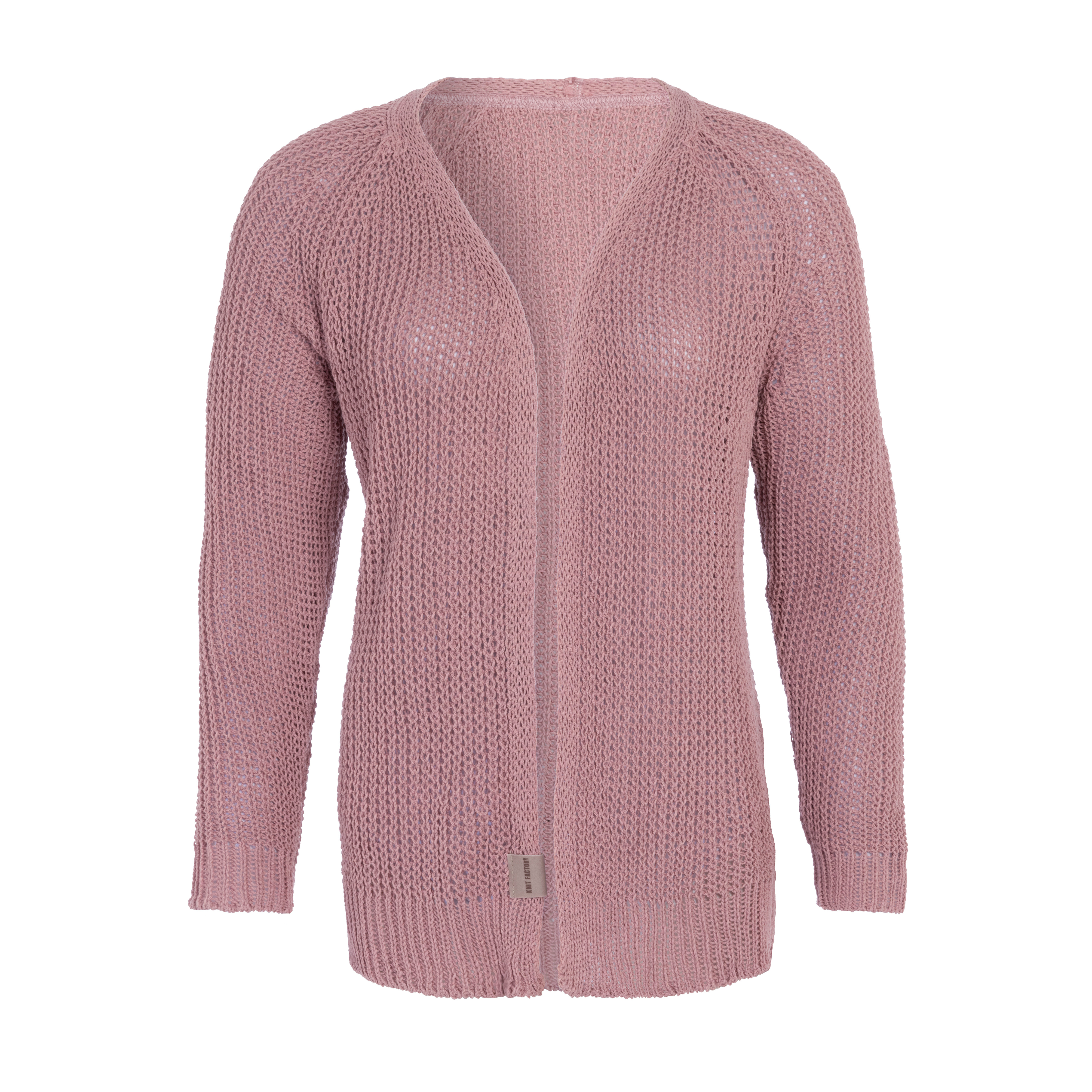 Daisy Short Knitted Cardigan Old Pink - 36/38 Daisy Short Knitted Cardigan Old Pink - 36/38