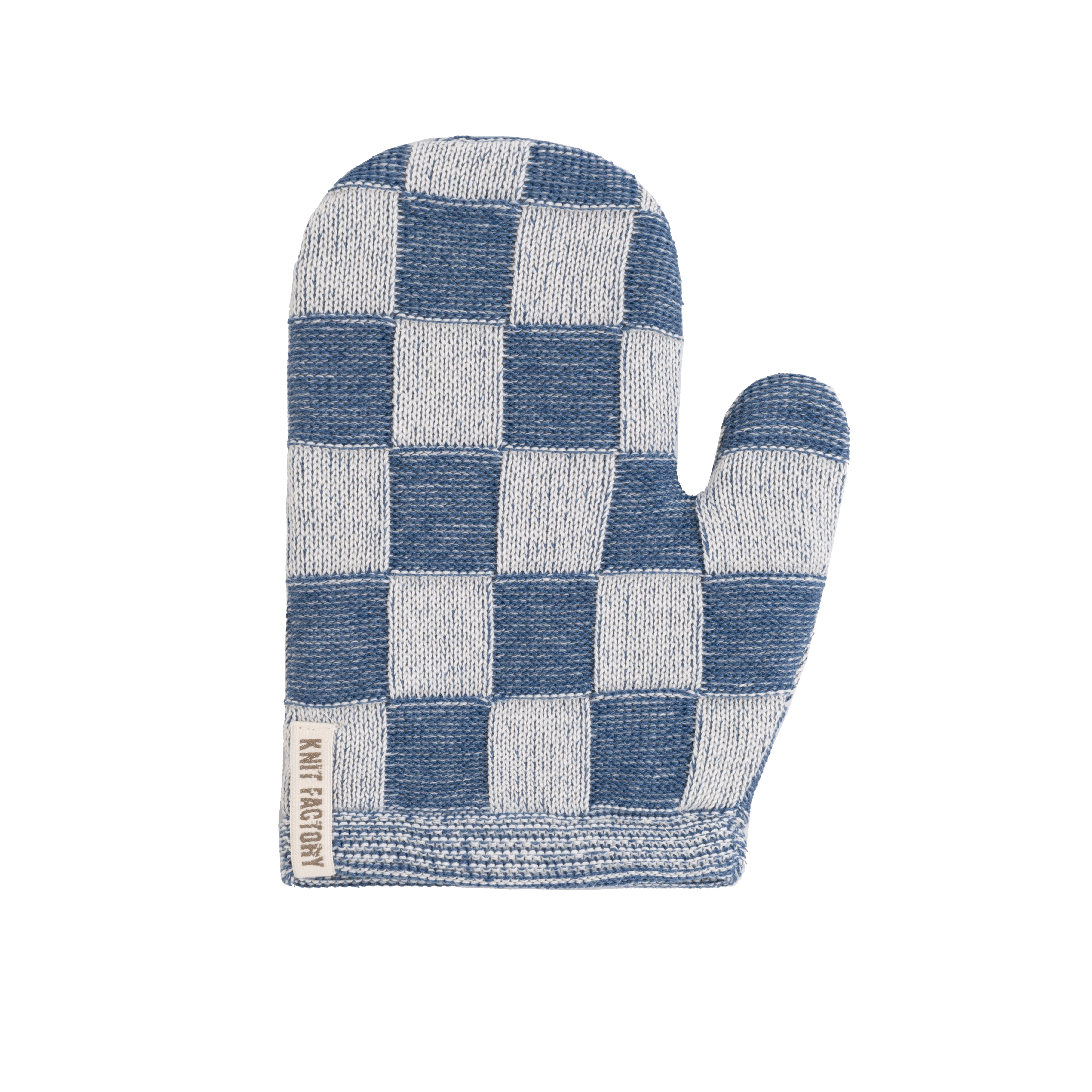 Oven Mitt Block Ecru/Jeans Oven Mitt Block Ecru/Jeans