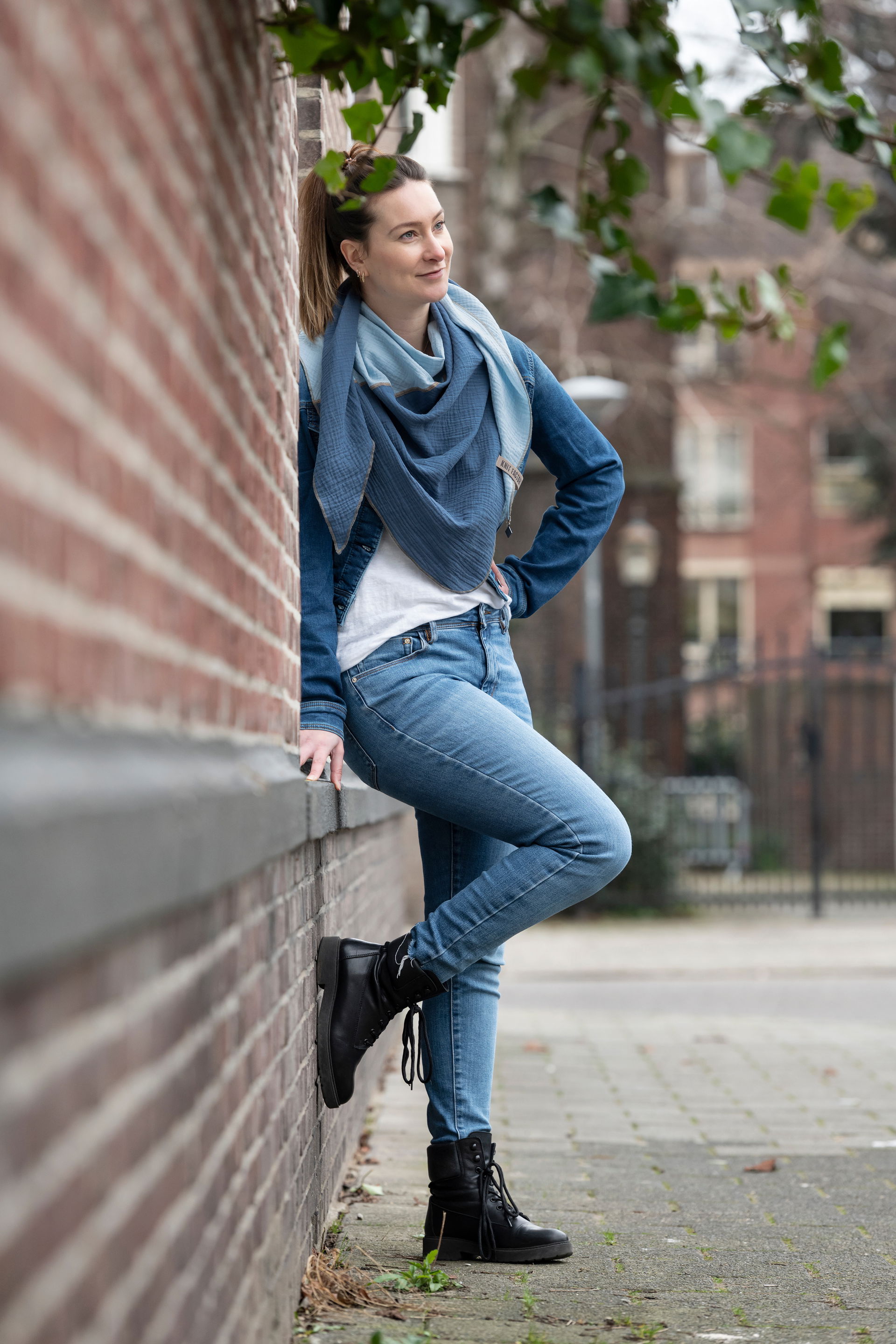 Fay Omslagdoek Oker/Citrus