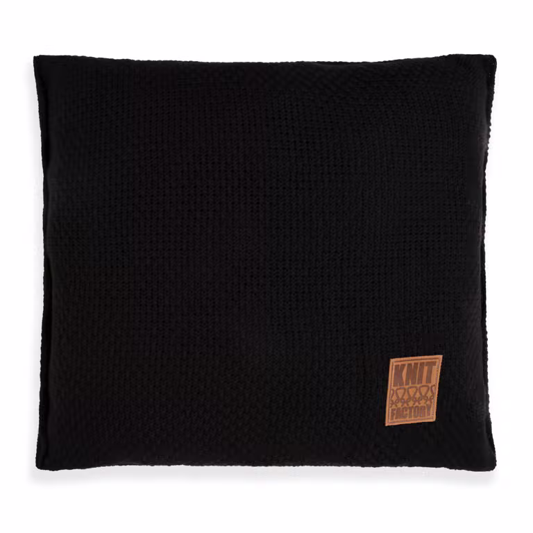 Jesse Coussin Noir - 50x50
