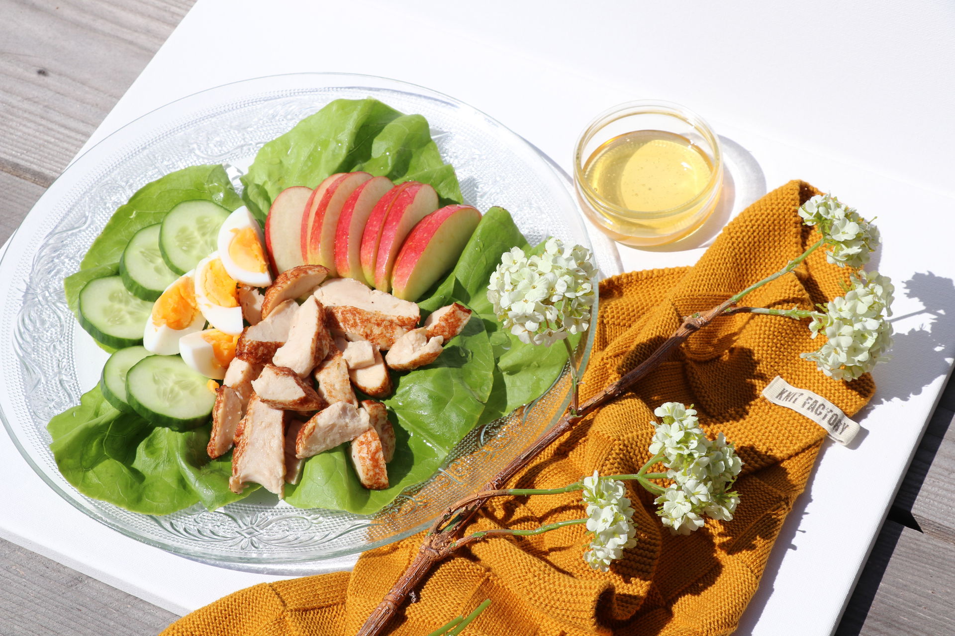 Torchon/Essuie Main Uni Ocre