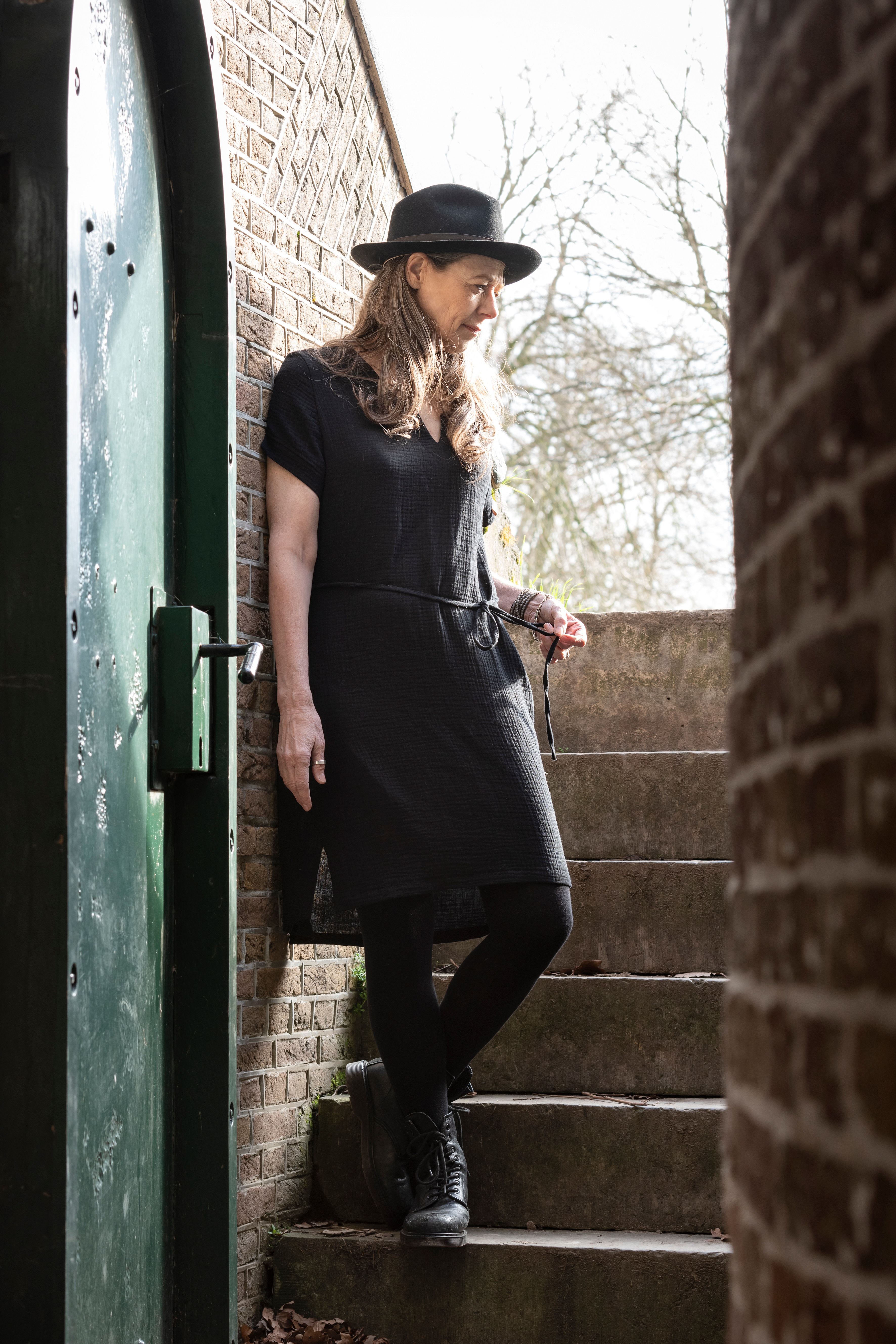 Indy Casual Dress Black - S