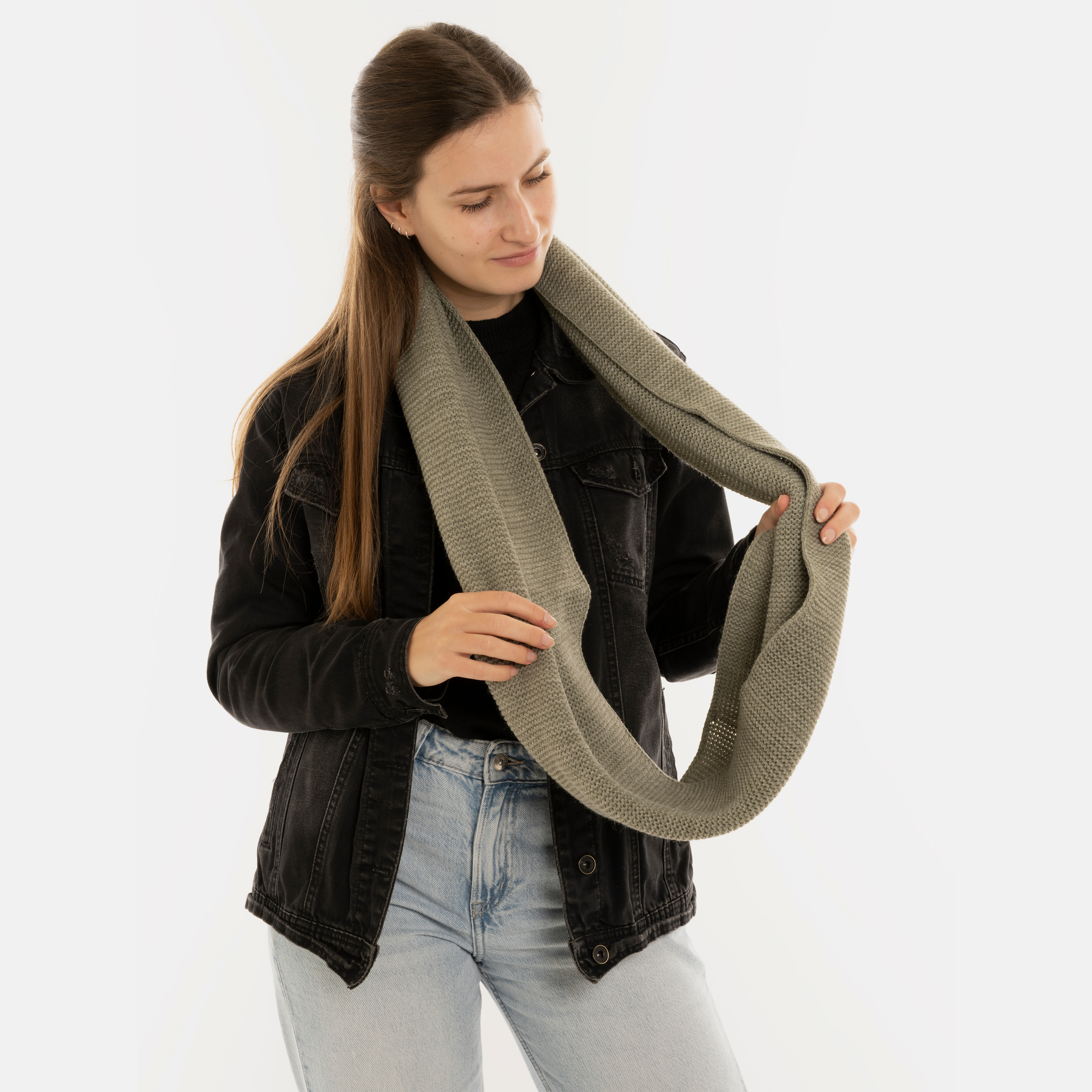 Jamie Infinity Scarf Urban Green