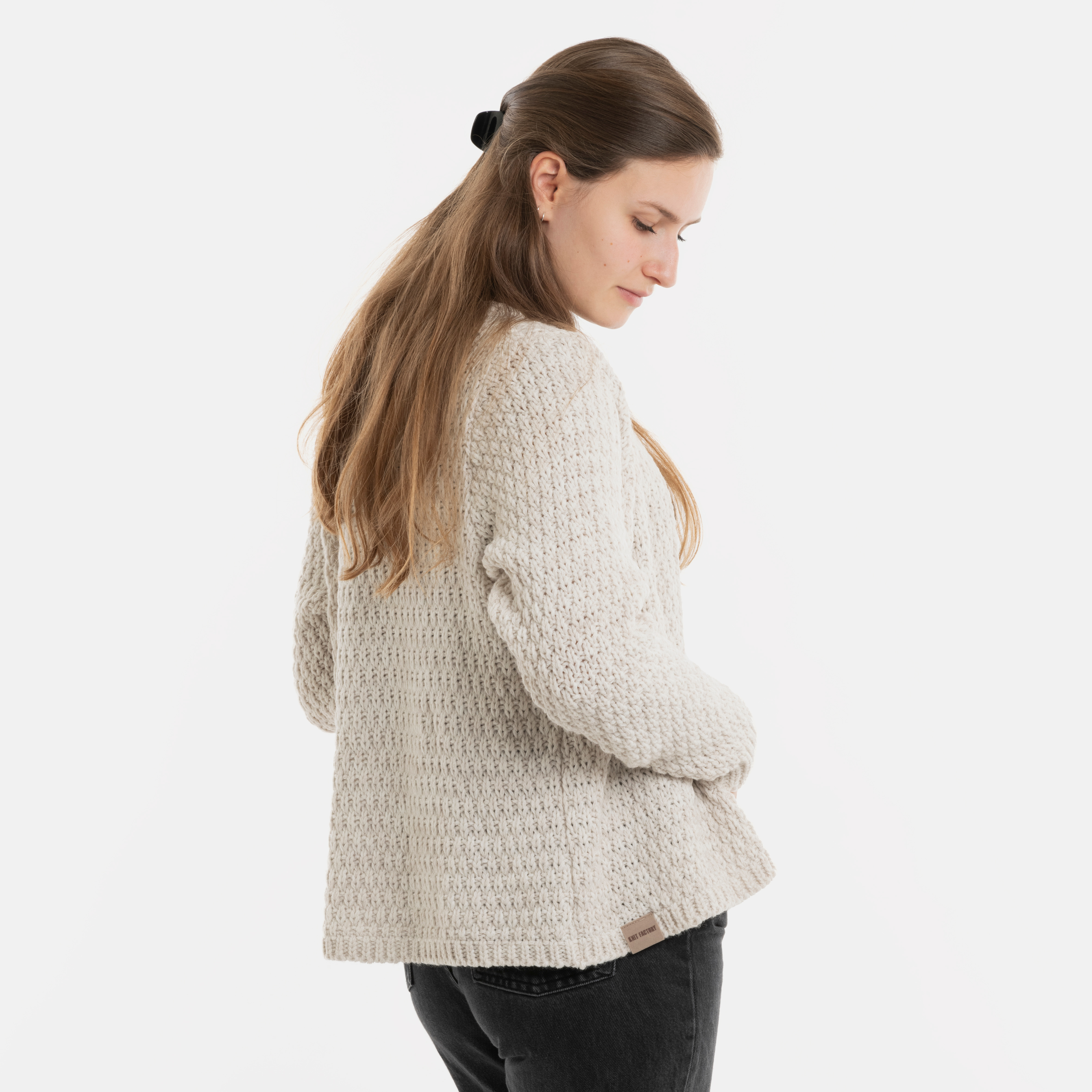 Becky Kort Gebreid Vest Beige - 40/42 Becky Kort Gebreid Vest Beige - 40/42