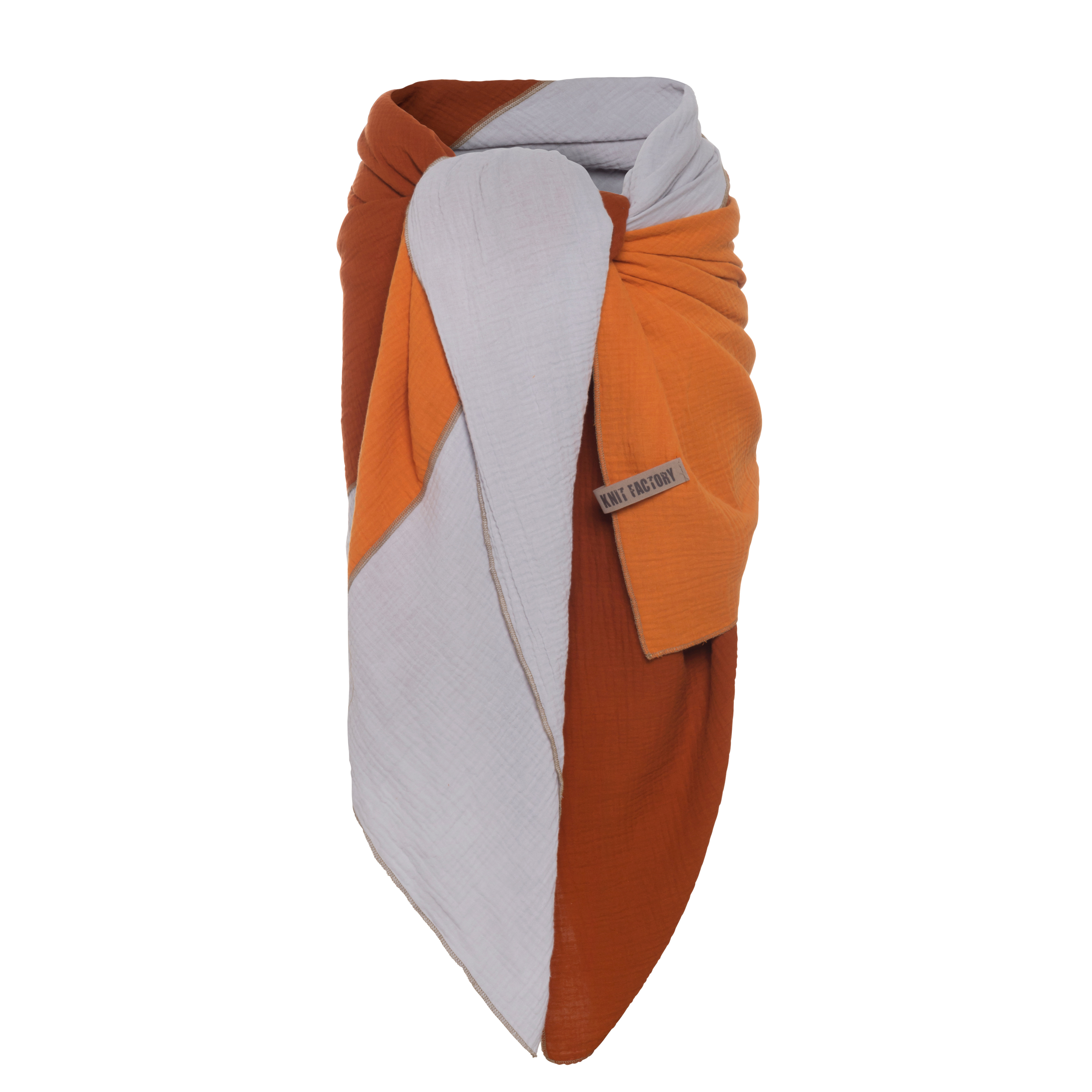 Fay Pareo - XL Sjaal - Stranddoek Terra/Roest