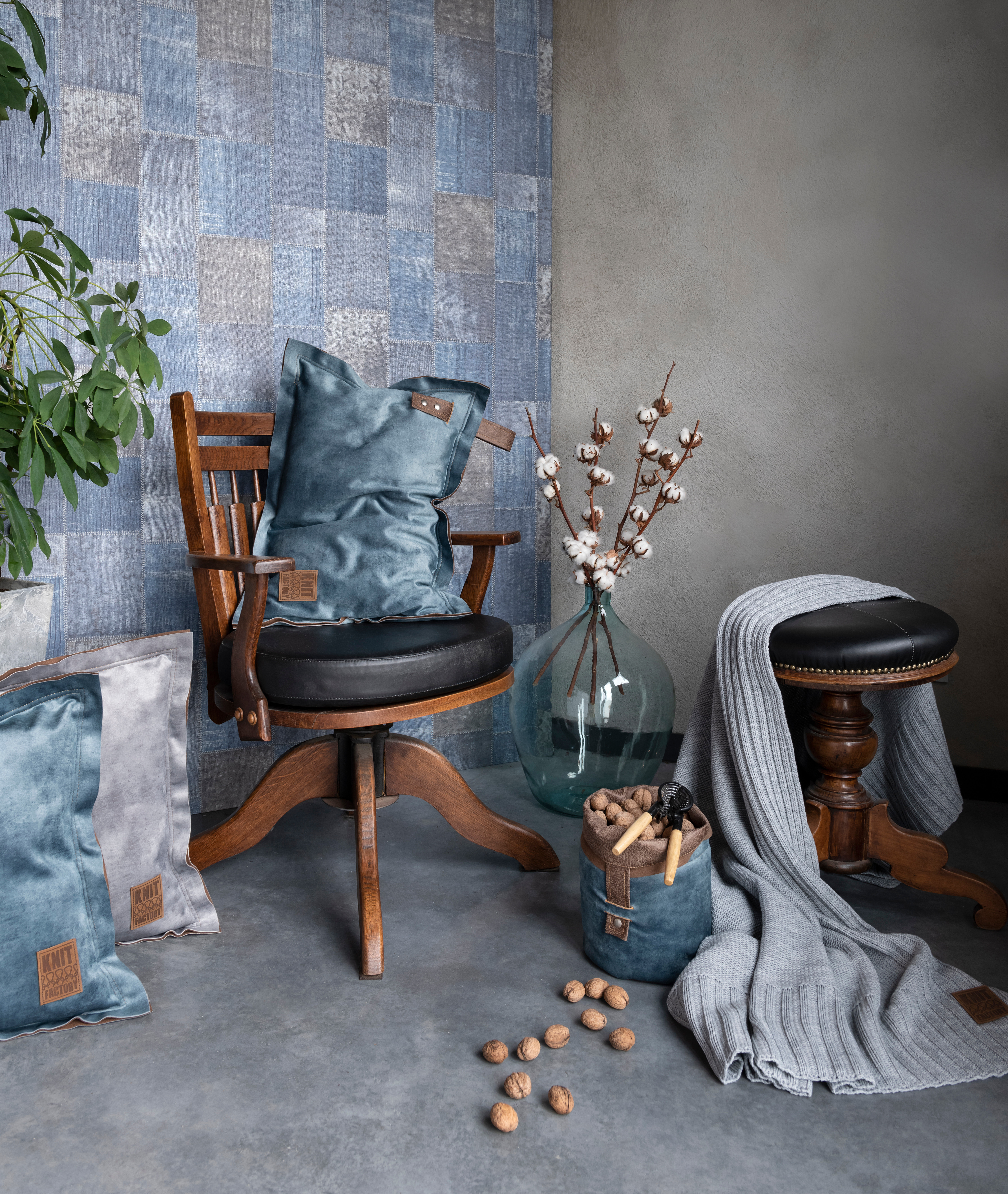 Dax Cushion Anthracite - 60x40