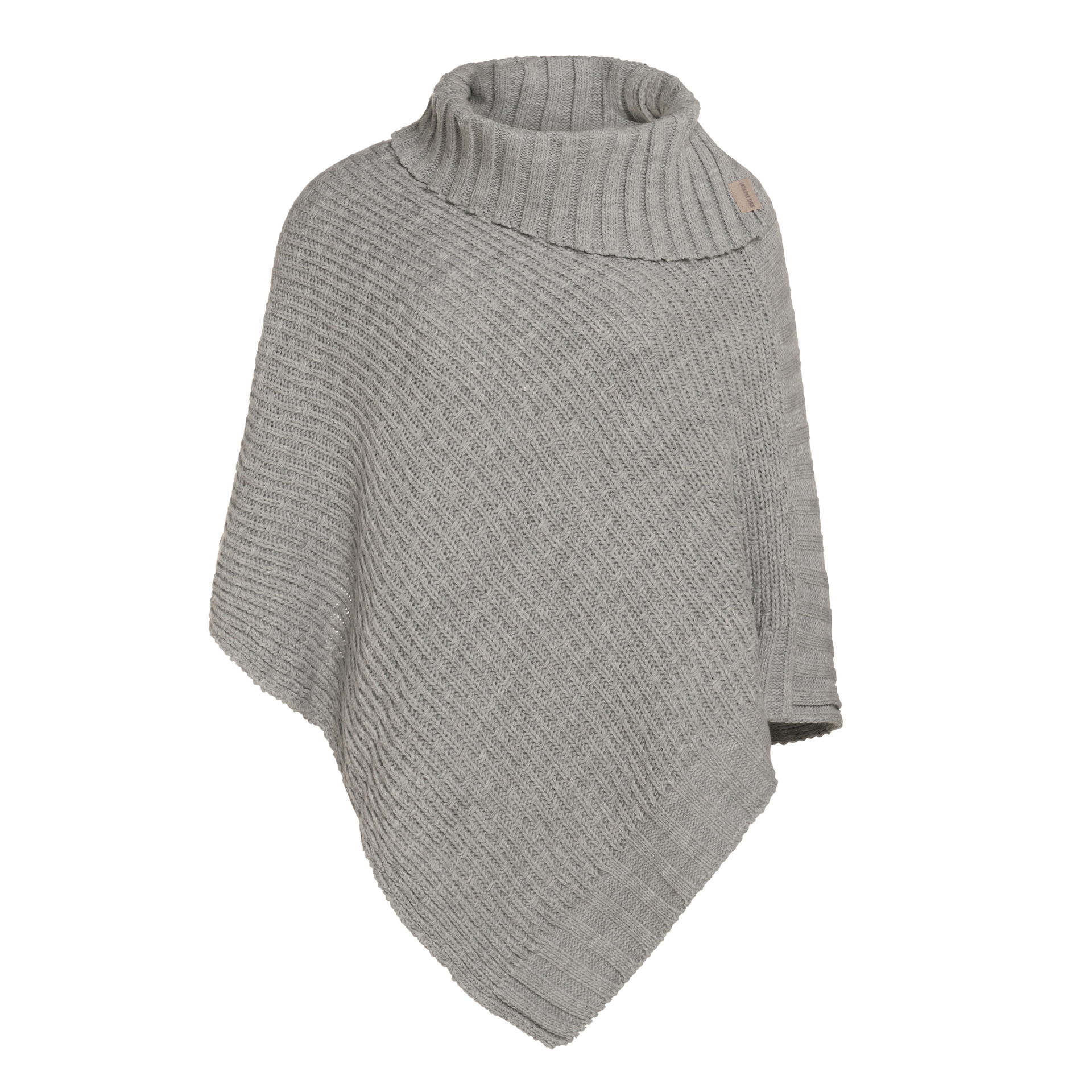 Nicky Gebreide Poncho Iced Clay