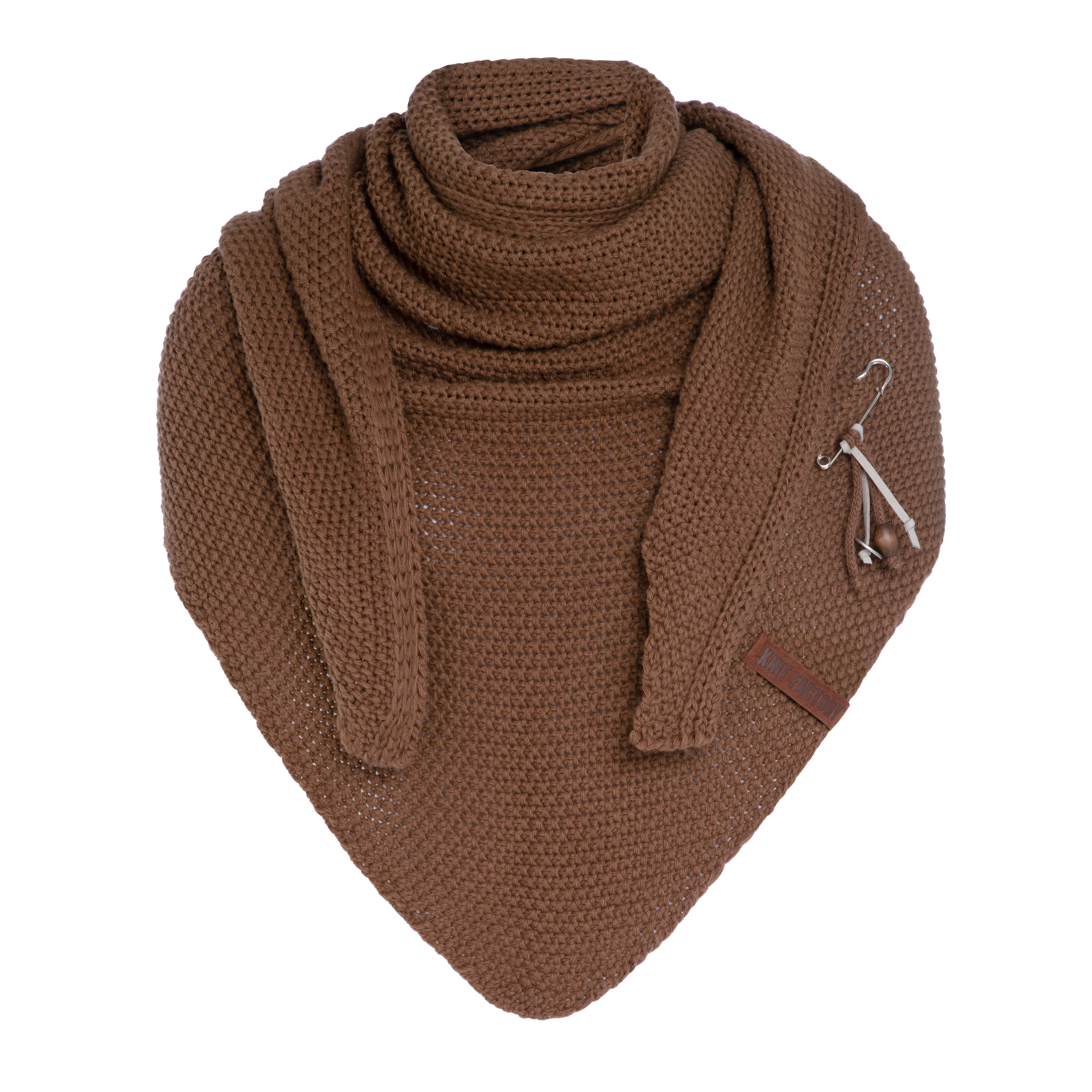 Coco Triangle Scarf Tobacco