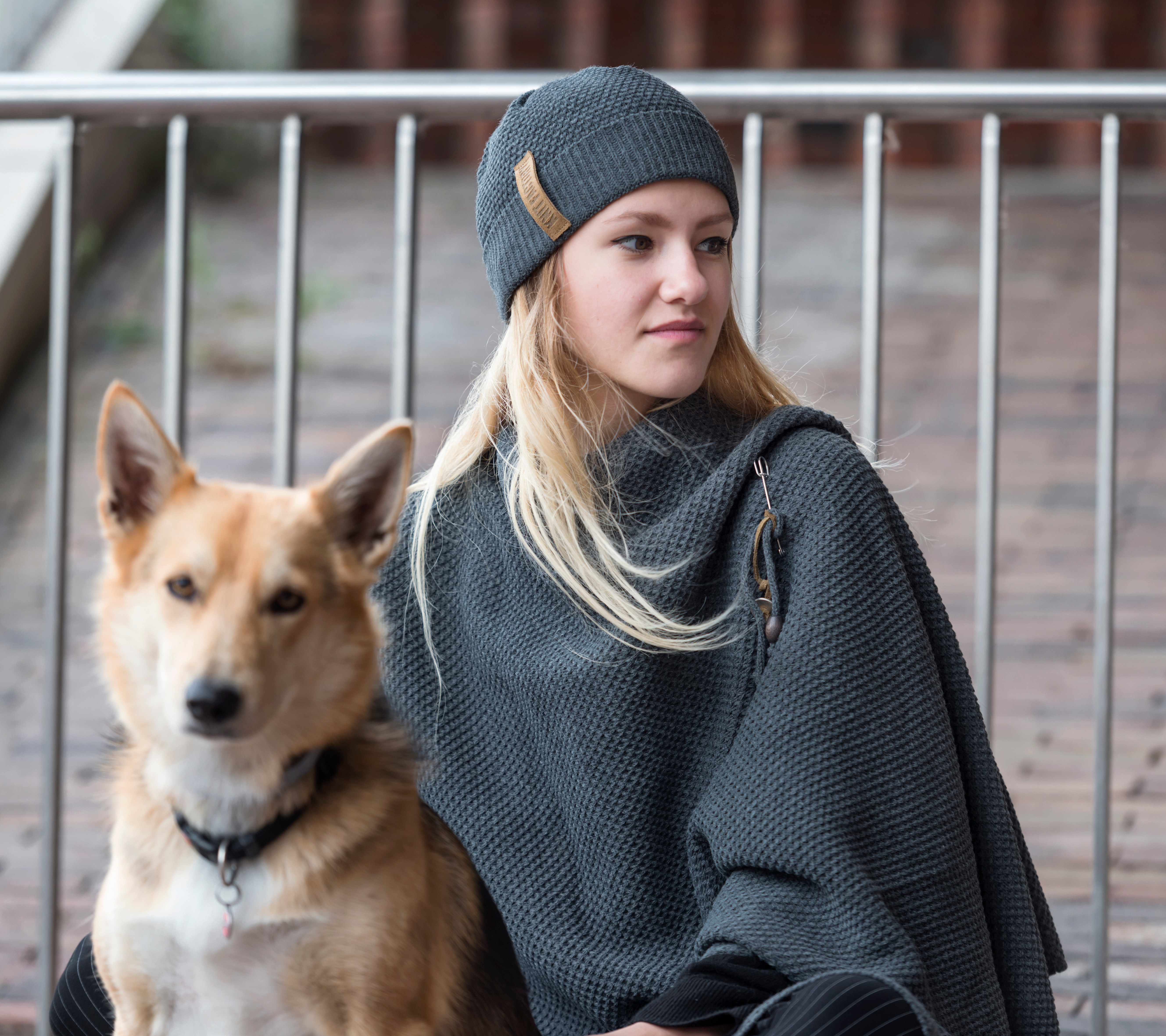 Jazz Shawl Wrap Anthracite