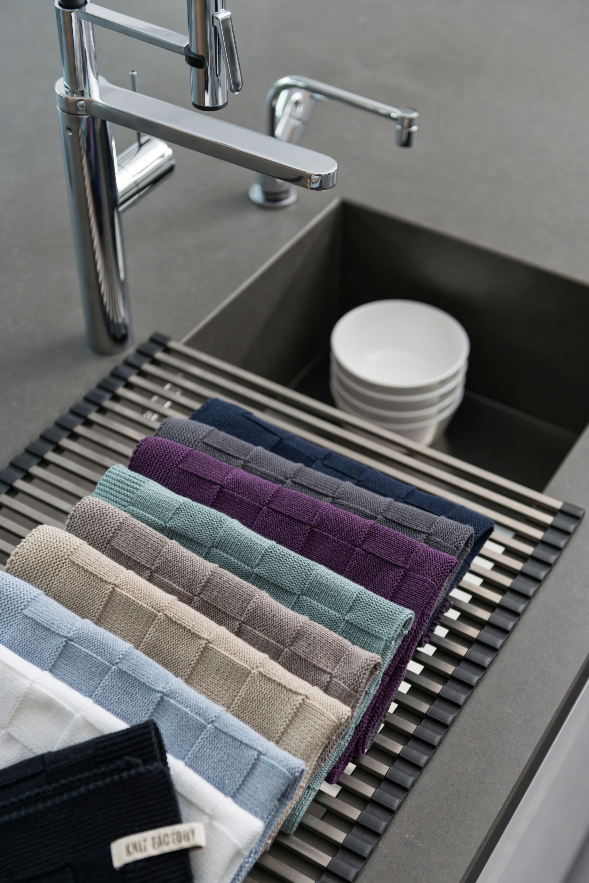 Kitchen Towel Uni Taupe