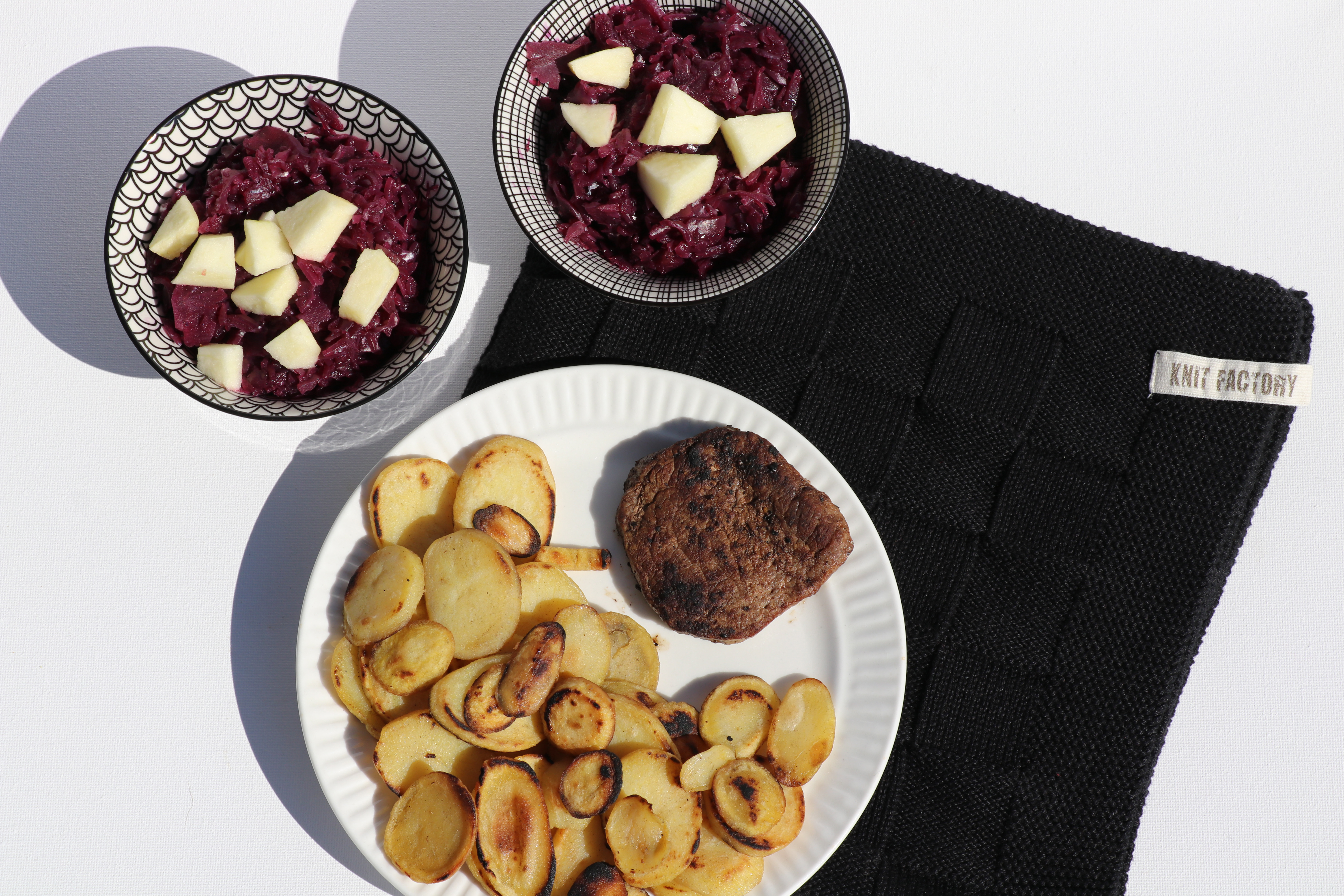 Kitchen Towel Uni Black