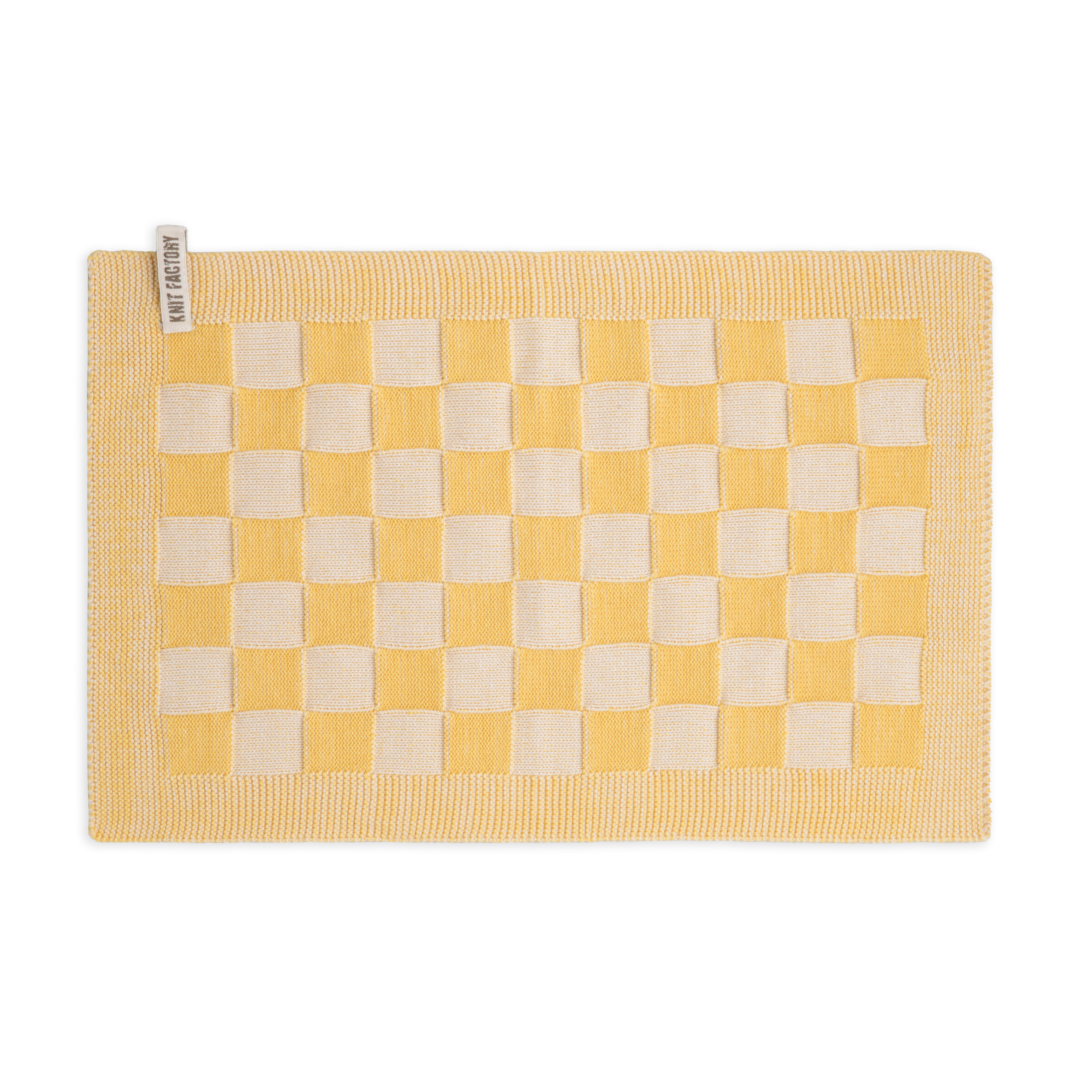 Tischset Block Ecru/Gold