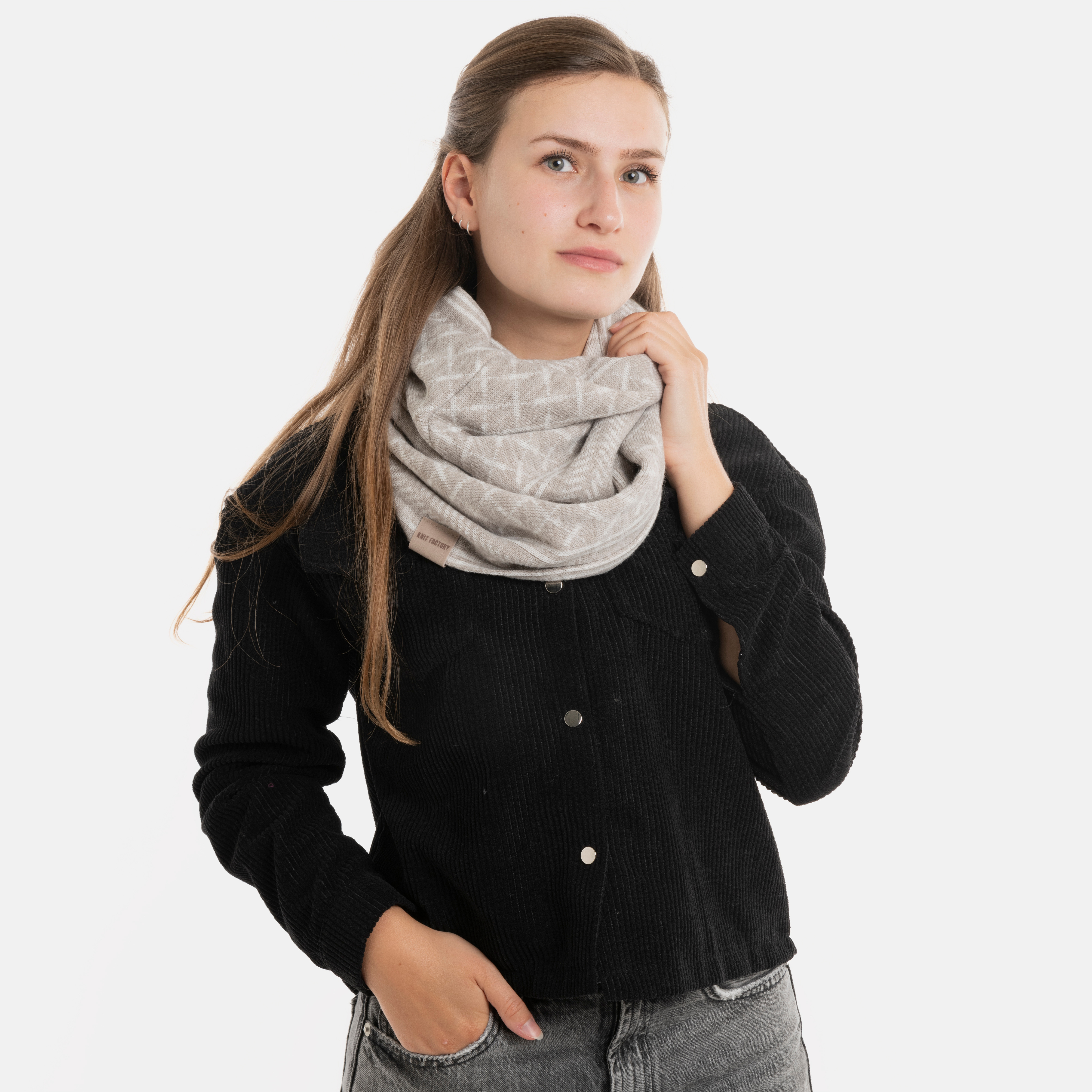 Dusk Loop Schal Iced Clay/Beige