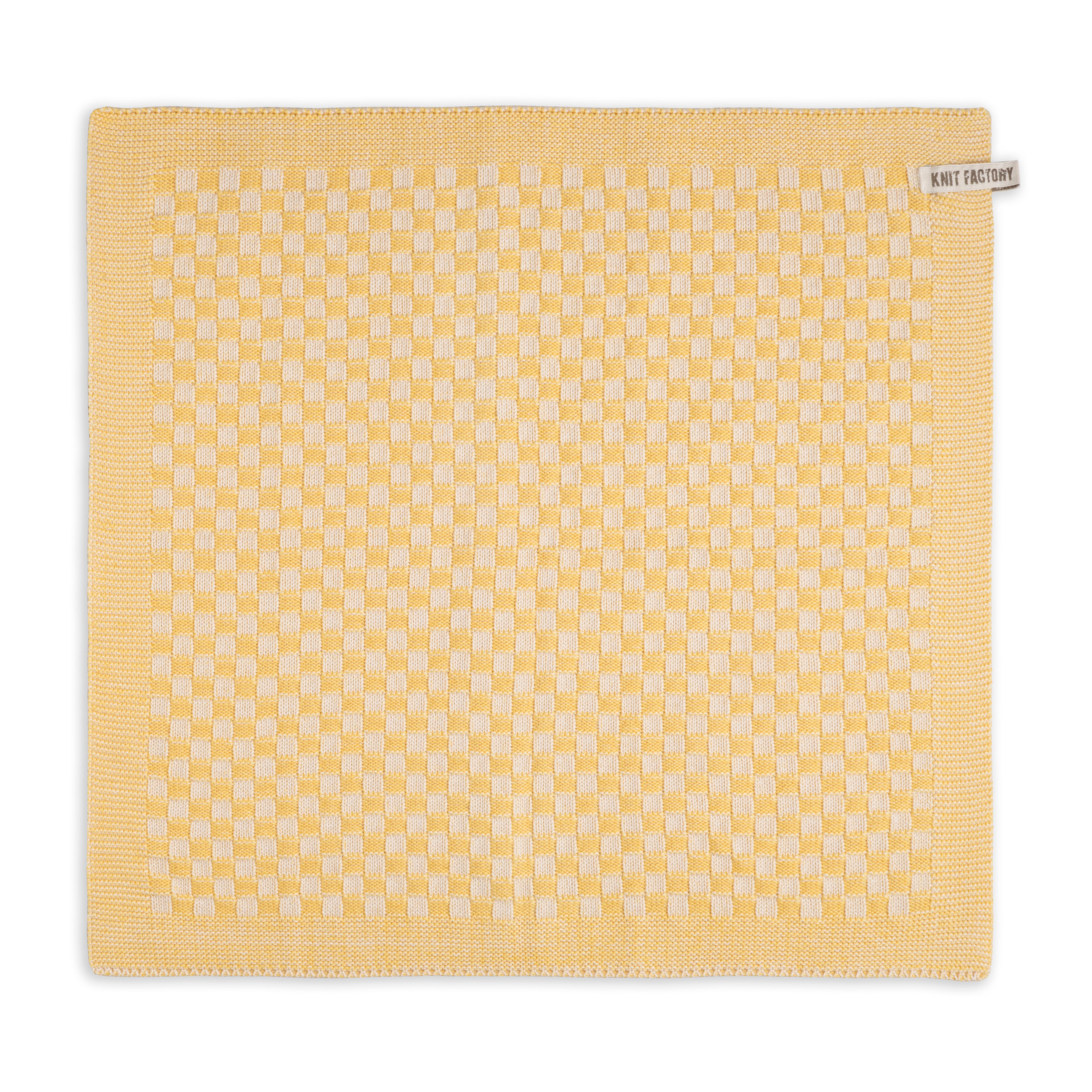 Küchentuch Cubes Ecru/Gold