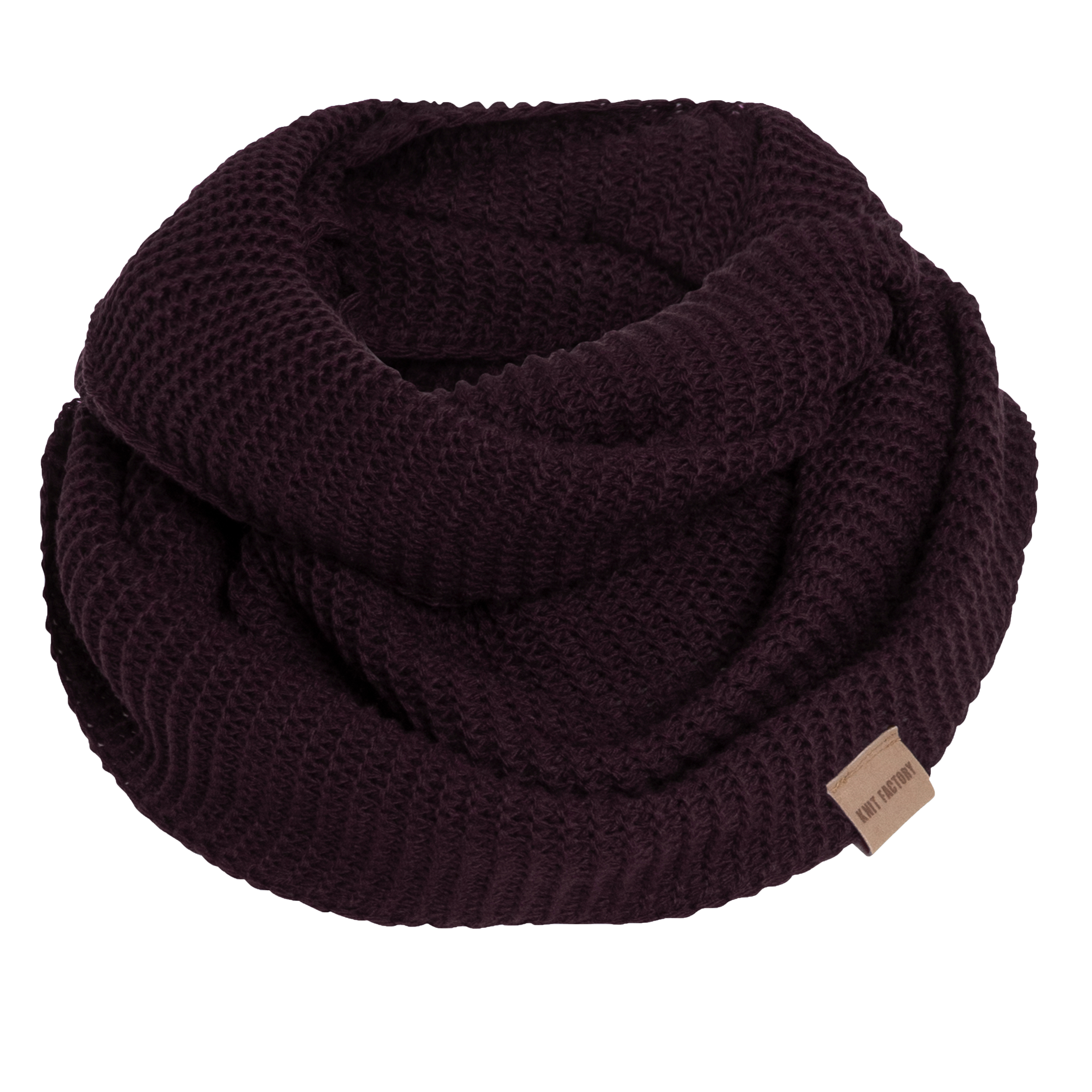 Jamie Loop Schal Aubergine