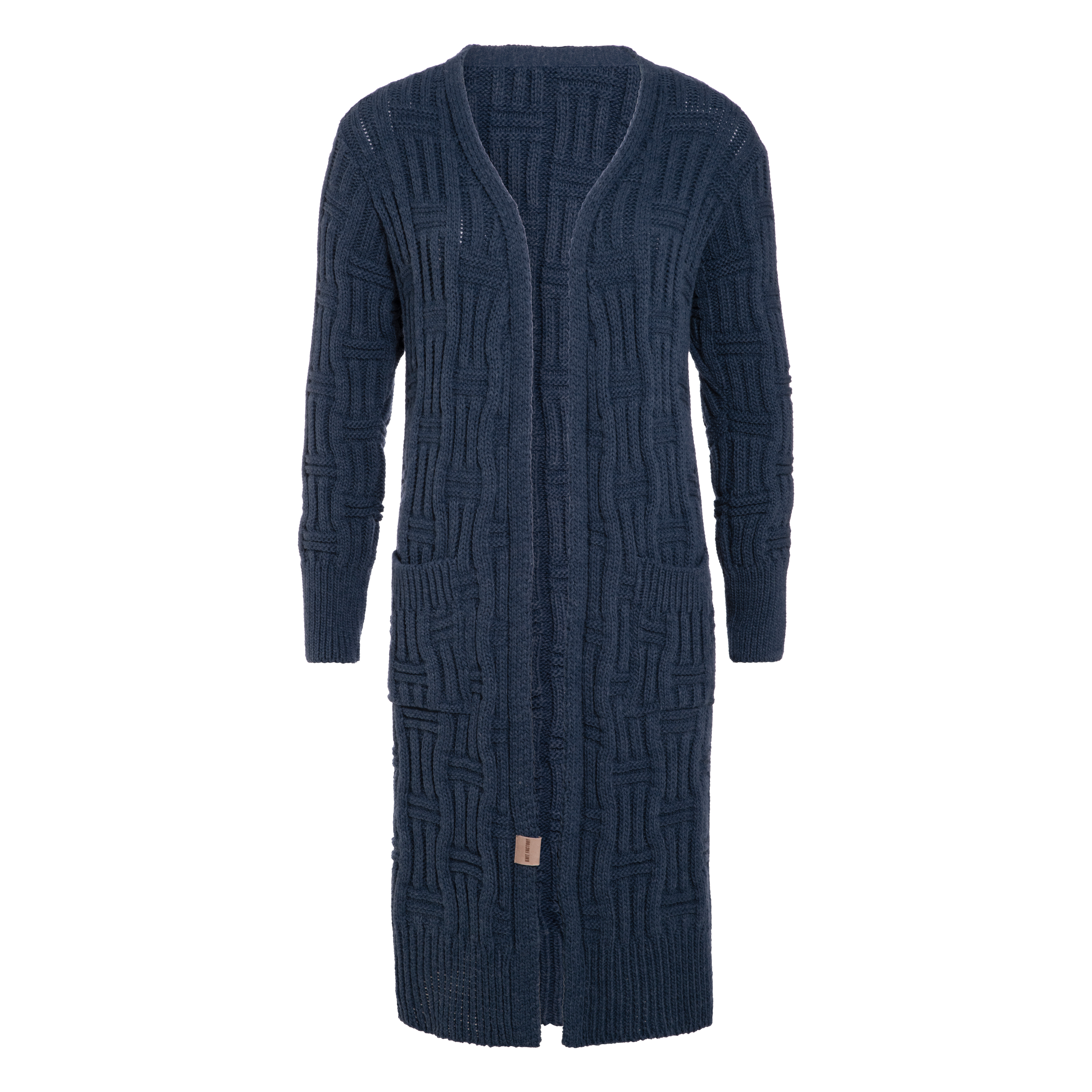 Bobby Long Knitted Cardigan Jeans - 36/38 - With side pockets