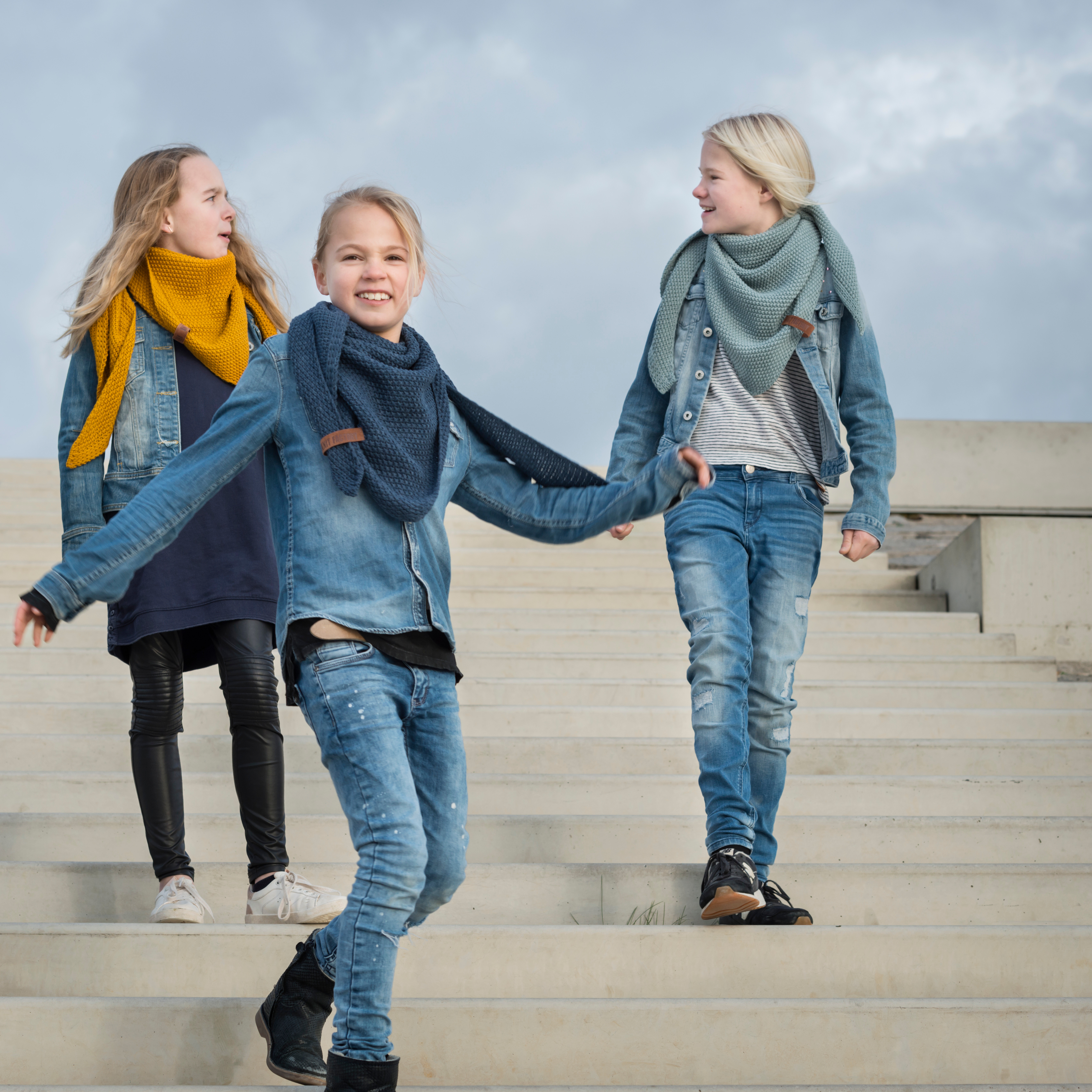 Coco Dreiecksschal Junior Ocker