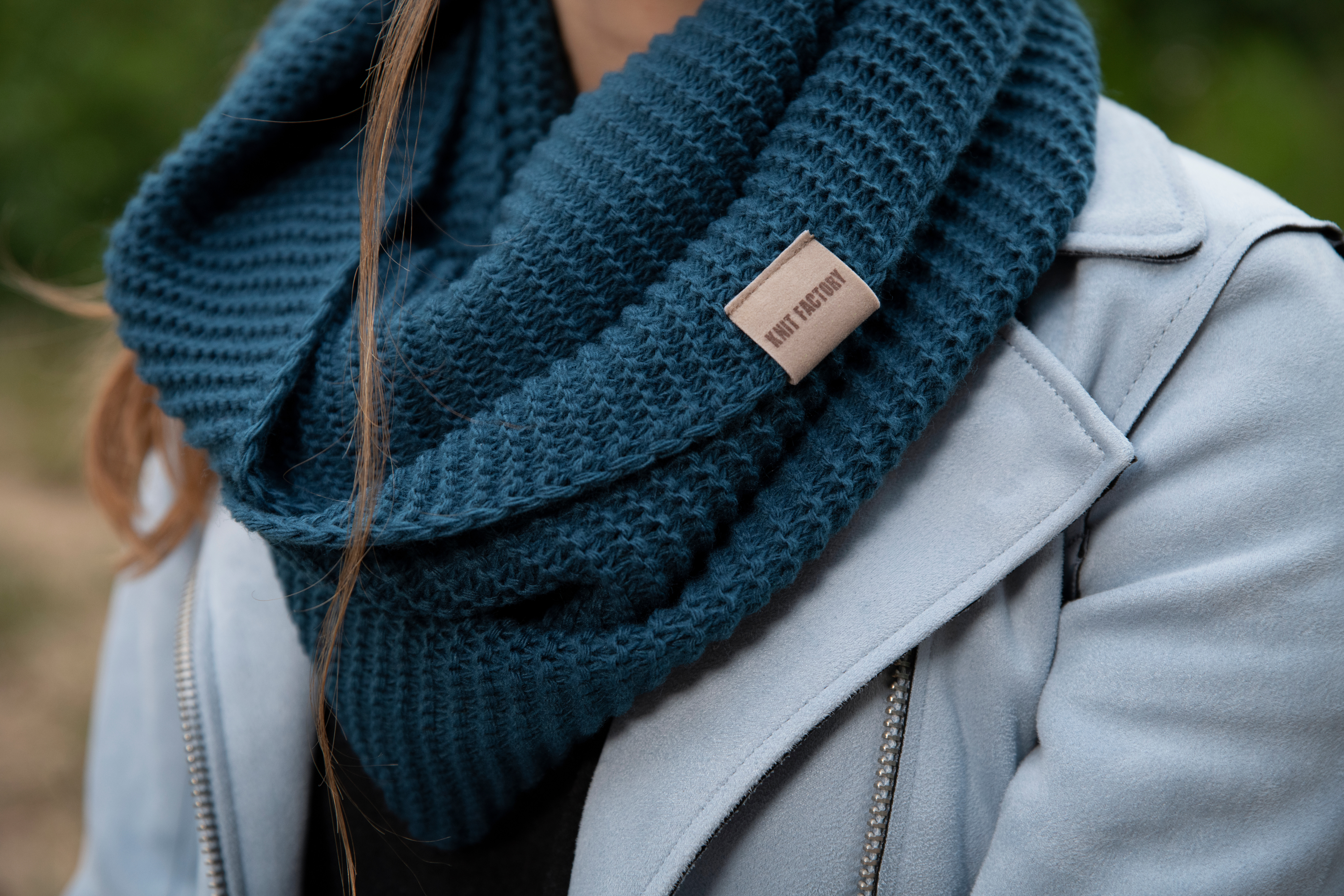 Jamie Loop Schal Aubergine