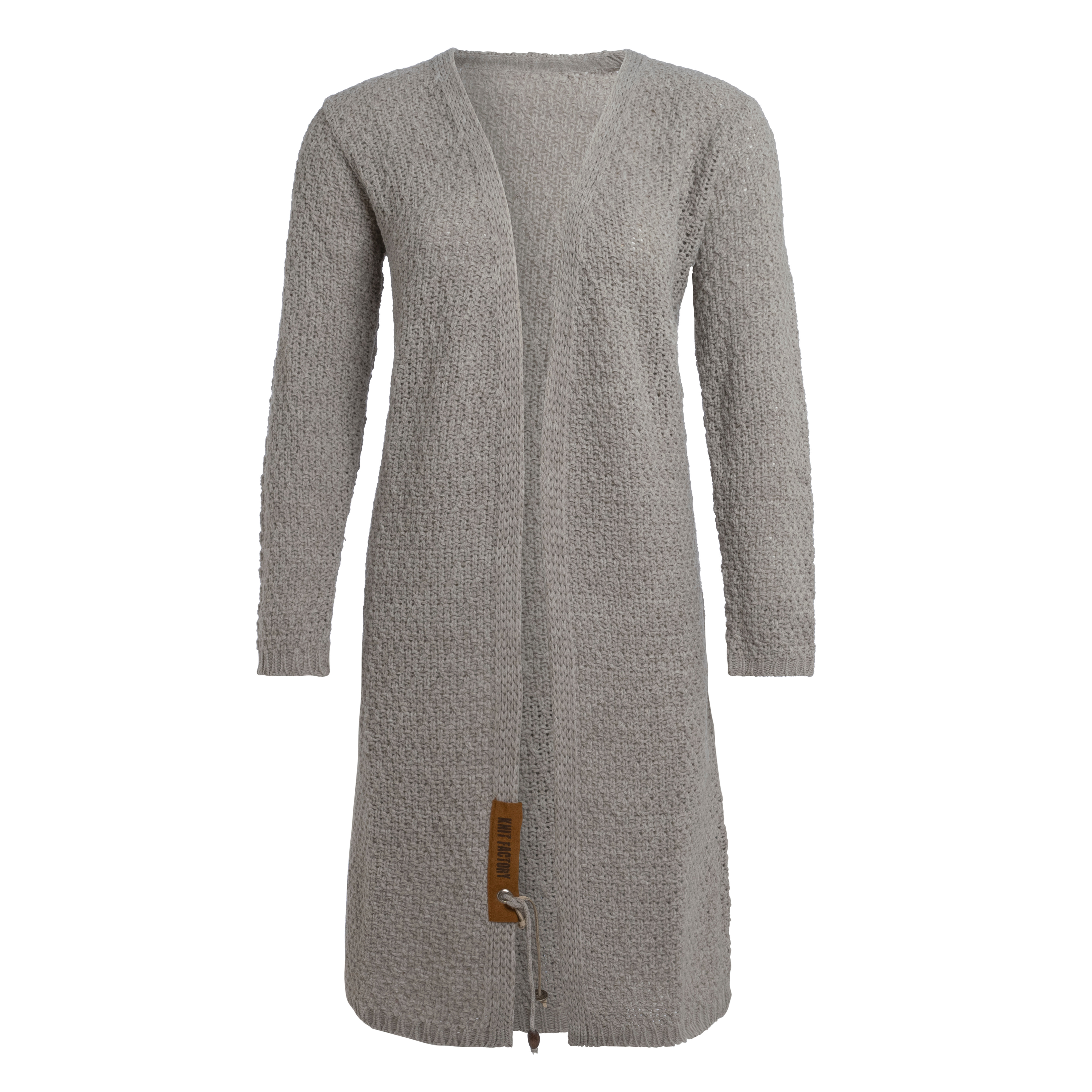 Luna Lange Strickjacke Iced Clay - 40/42