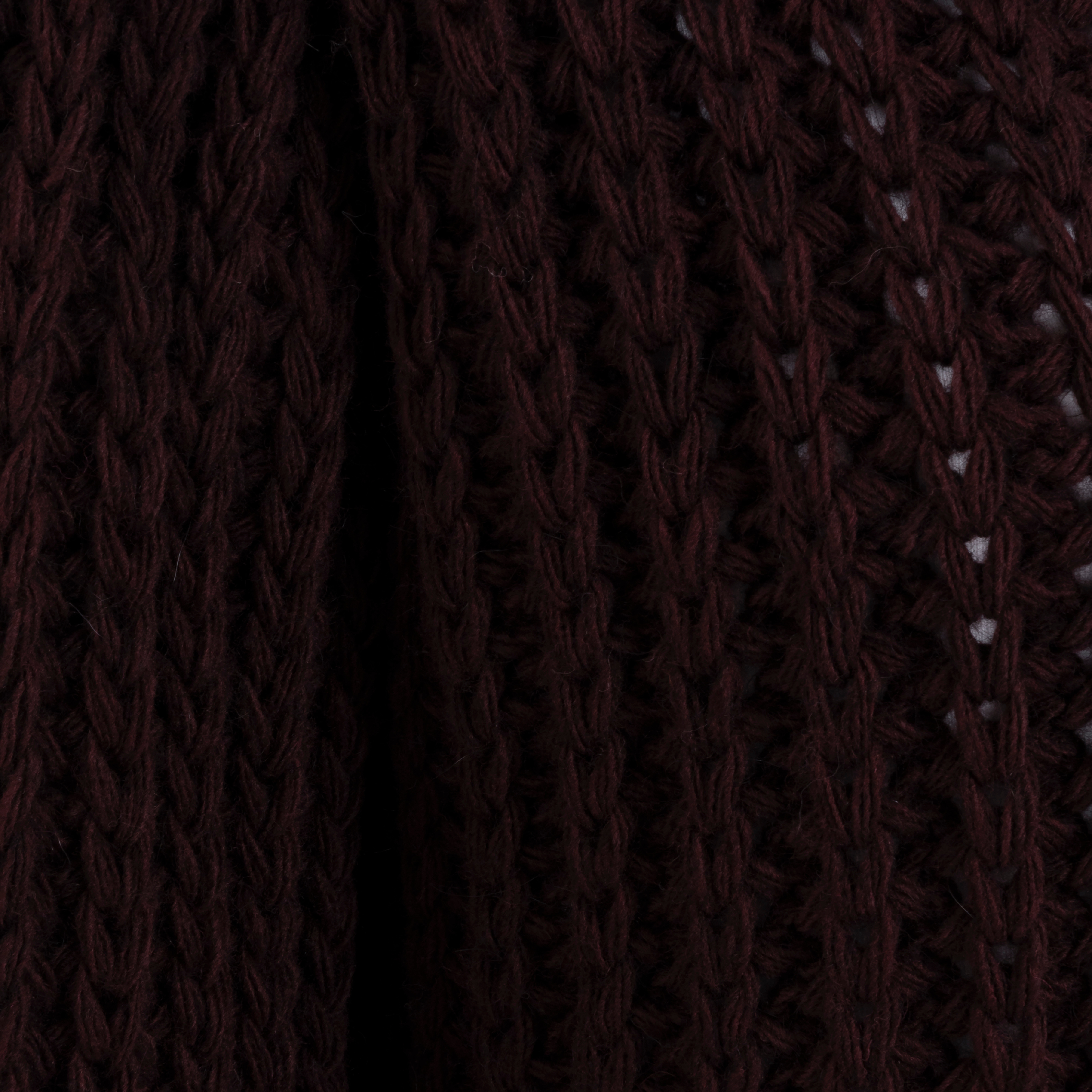 Kris Rollkragen Strickpullover Aubergine - 36/38