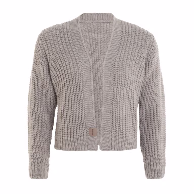 Marlo Short Knitted Cardigan Iced Clay - 40/42