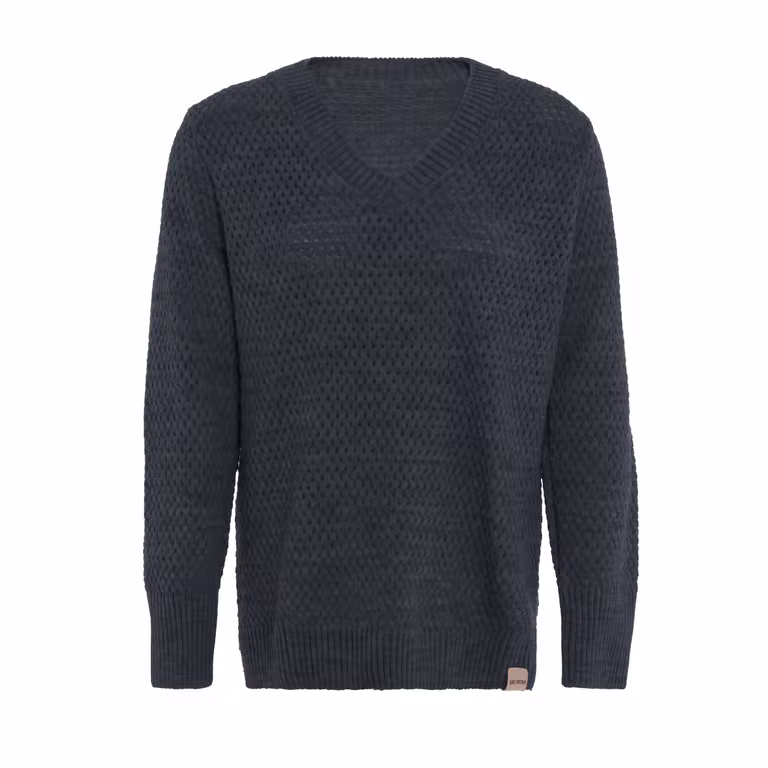 Ilse V-Neck Pullover Anthracite - 40/42