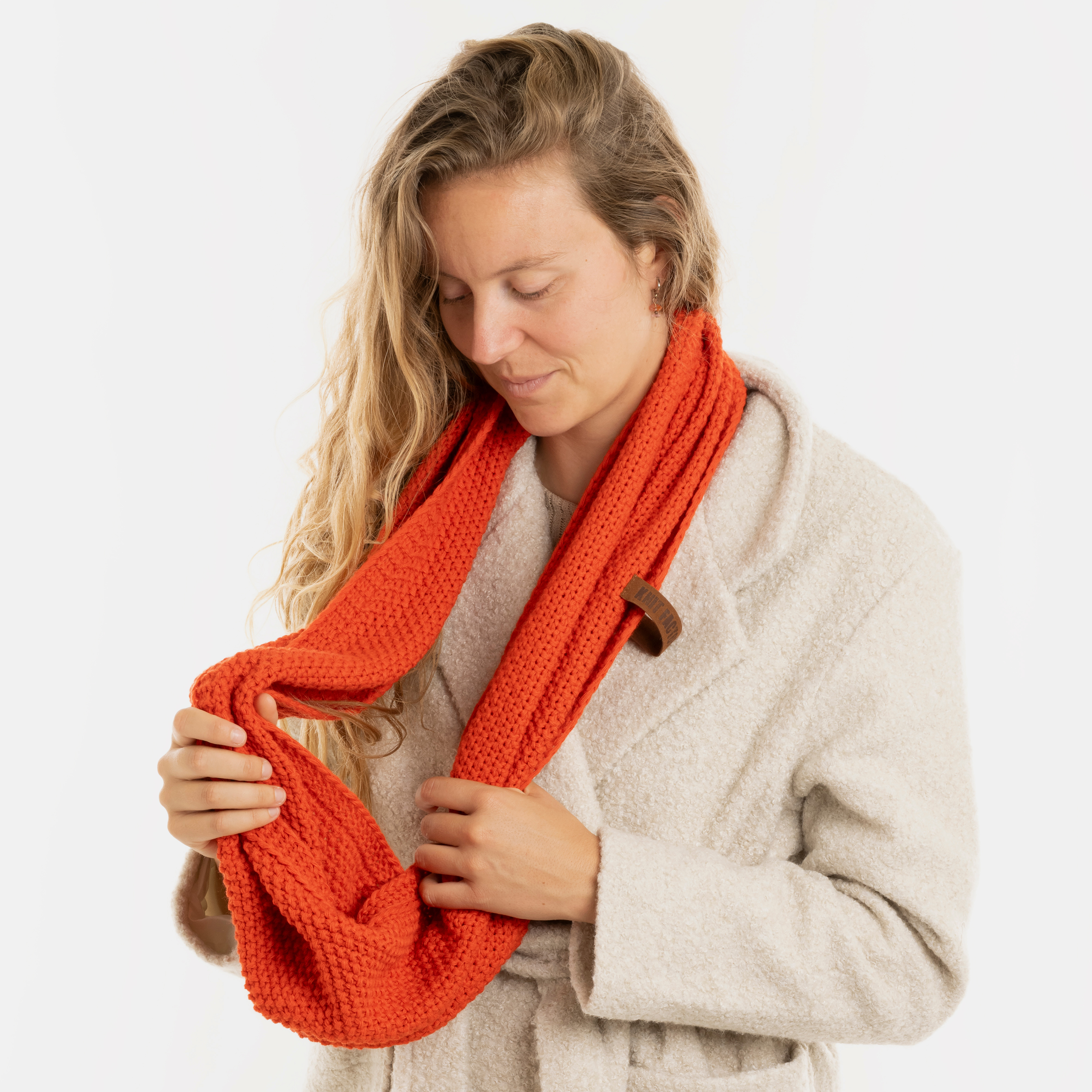 Coco Infinity Scarf Grenadine Red