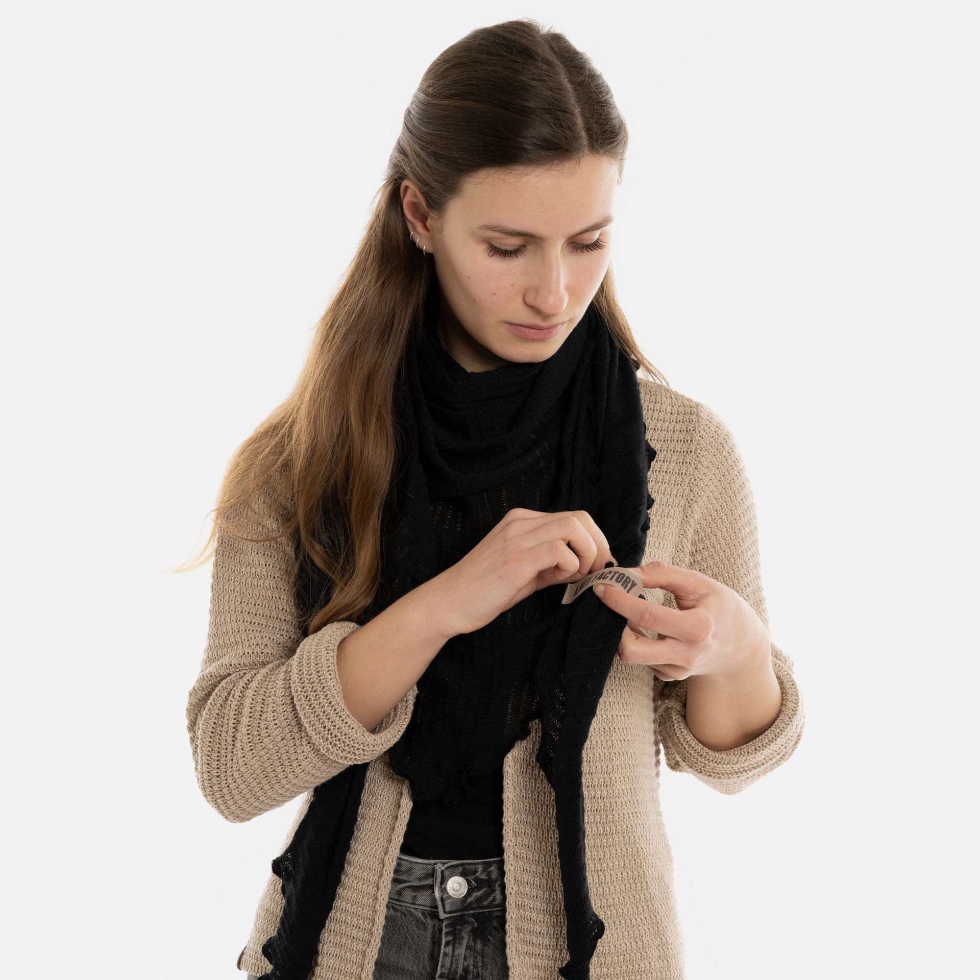 Jose Dreieckstuch Schwarz