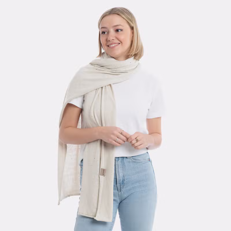 Iris Sjaal Beige