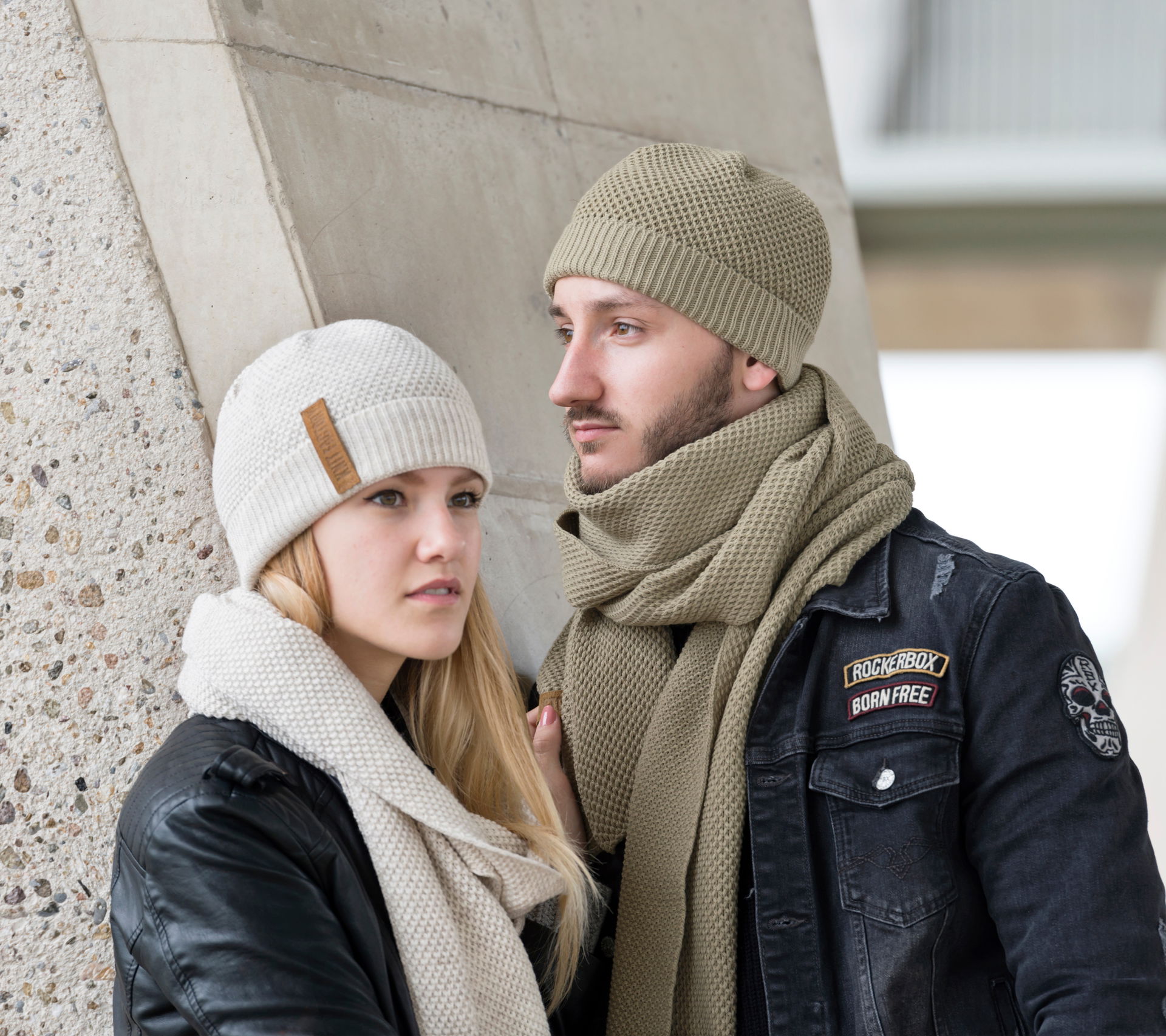 Jazz Schal Anthrazit