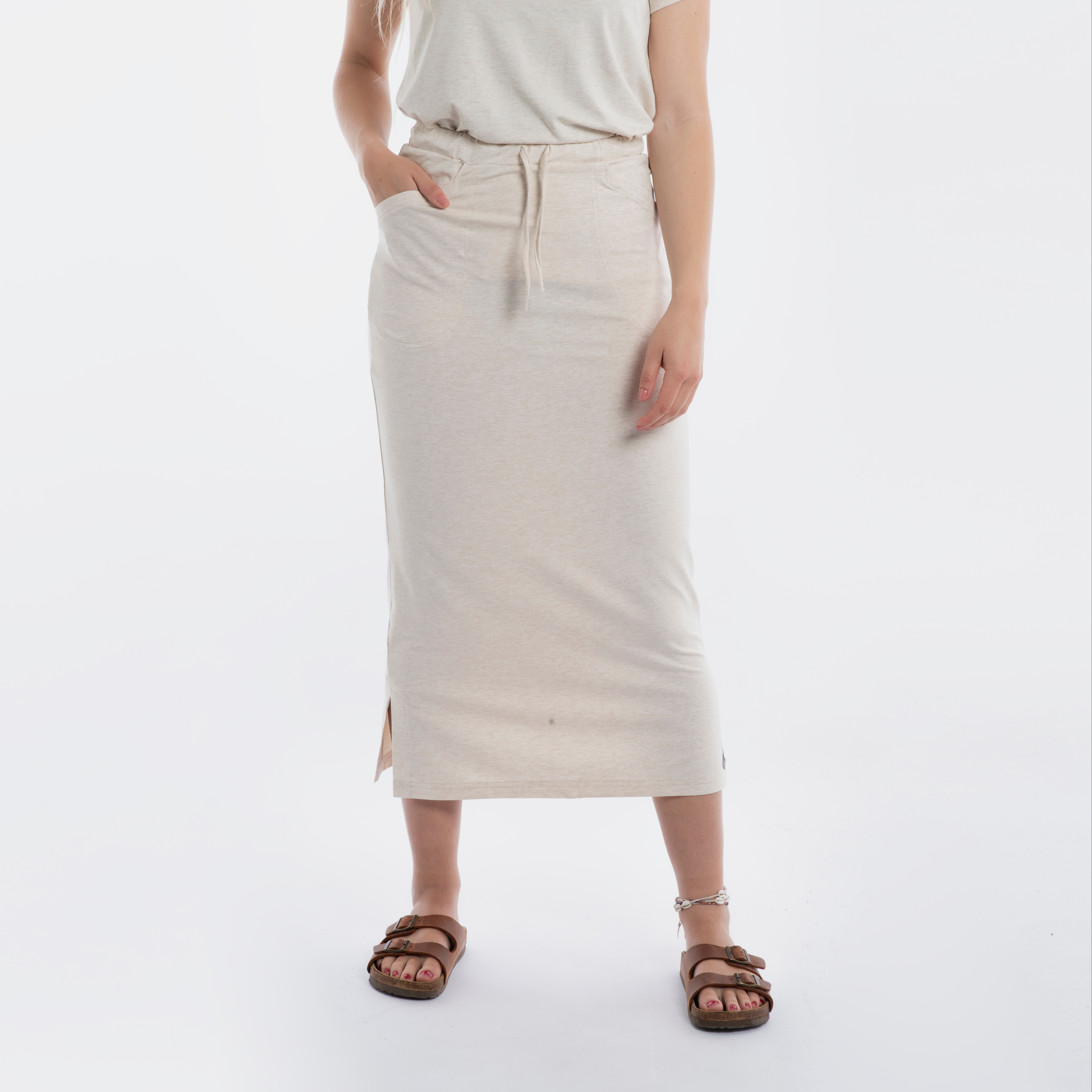 Lily Skirt Beige - S Lily Skirt Beige - S