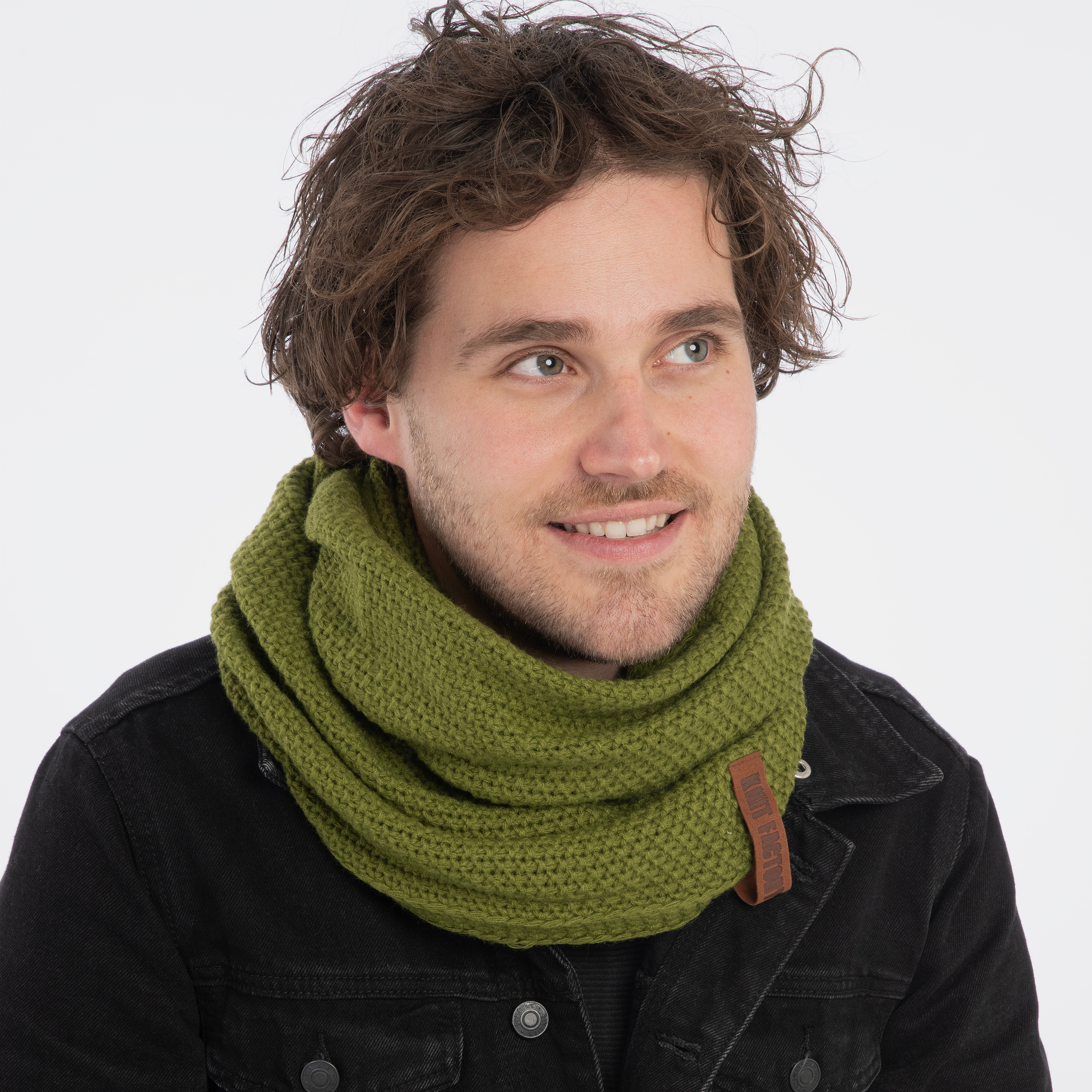 Coco Infinity Scarf Moss Green