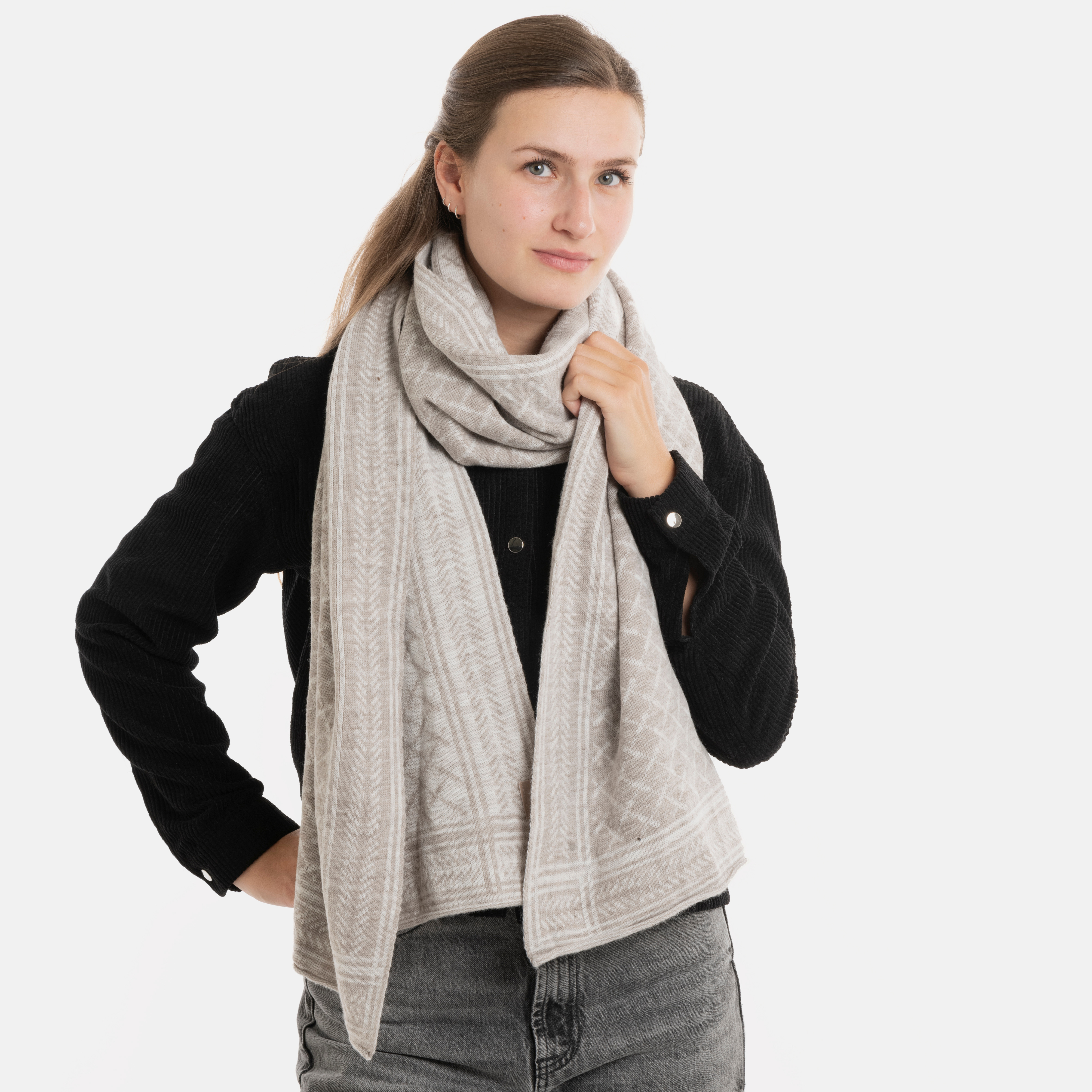Dusk Schal Iced Clay/Beige