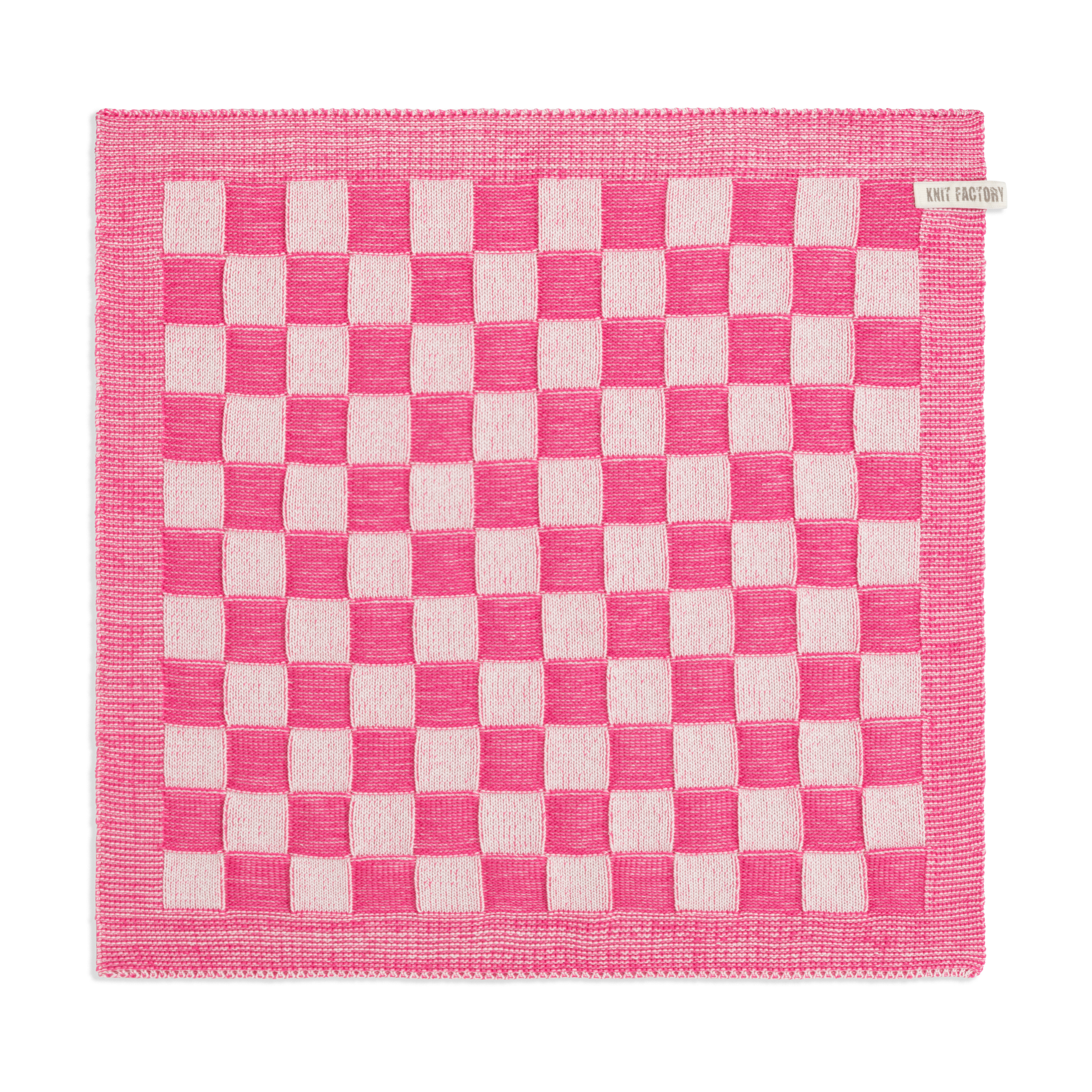 Küchentuch Block Ecru/Fuchsia