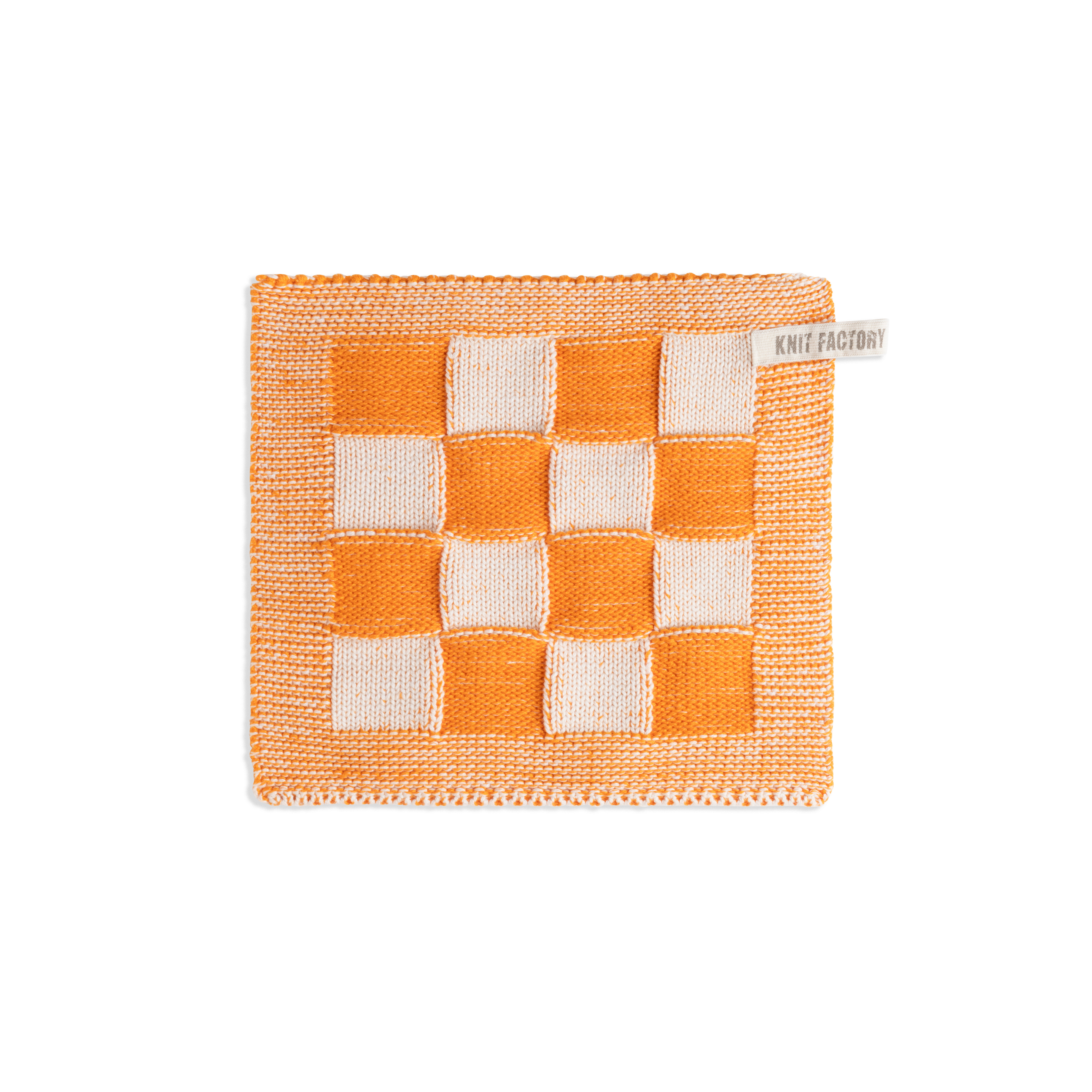 Pannenlap Block Ecru/Orange