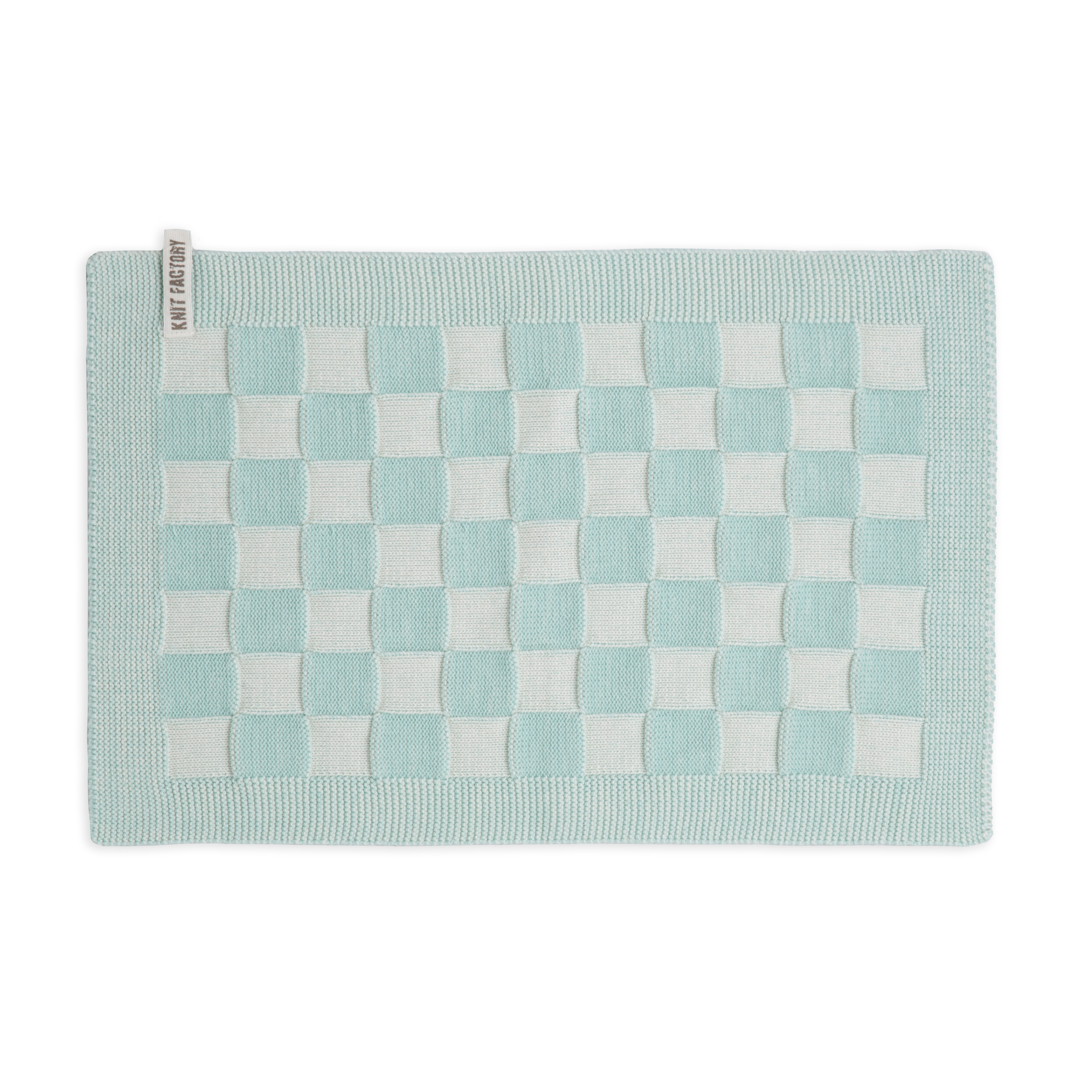 Placemat Block Ecru/Mint