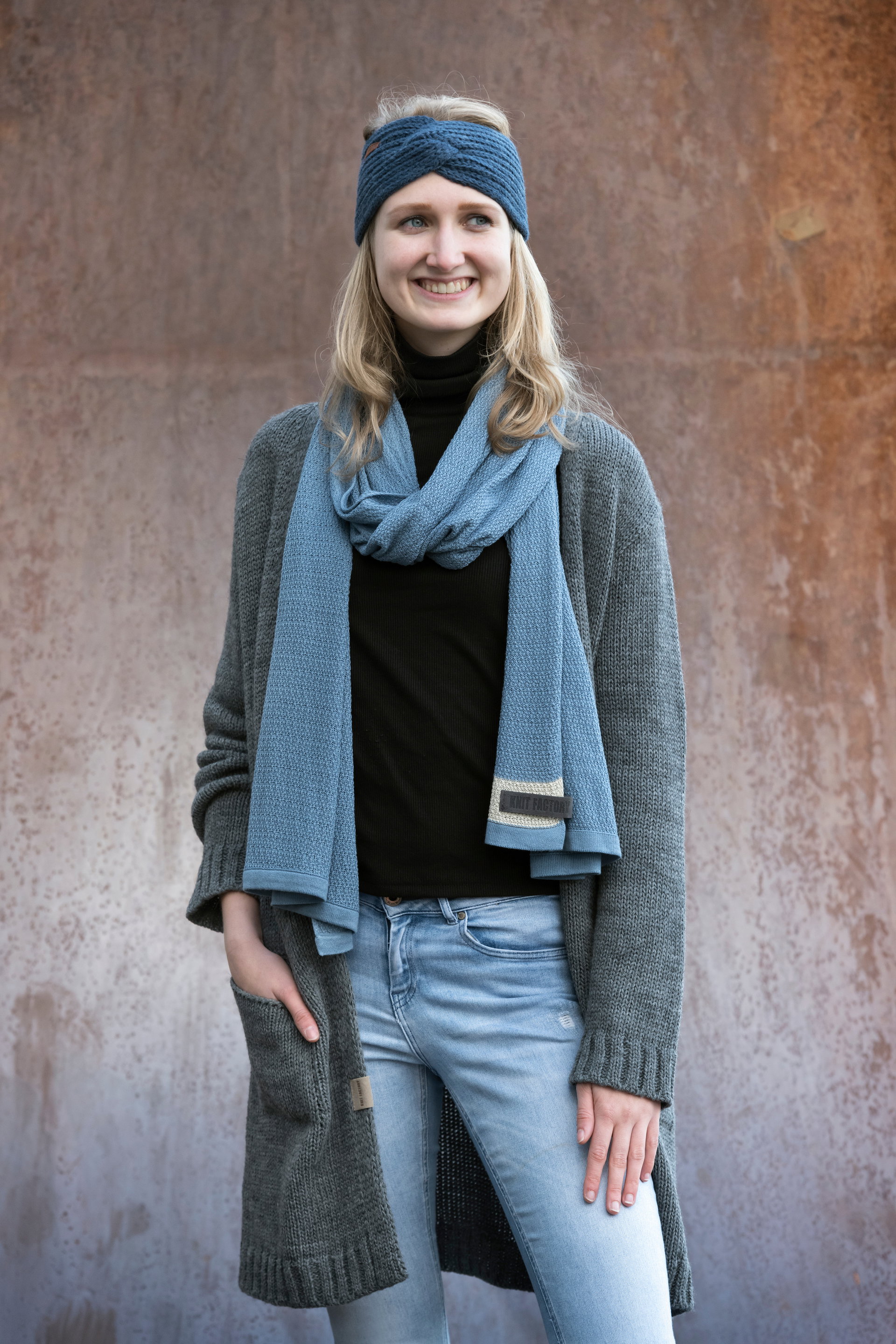 June Sjaal Taupe