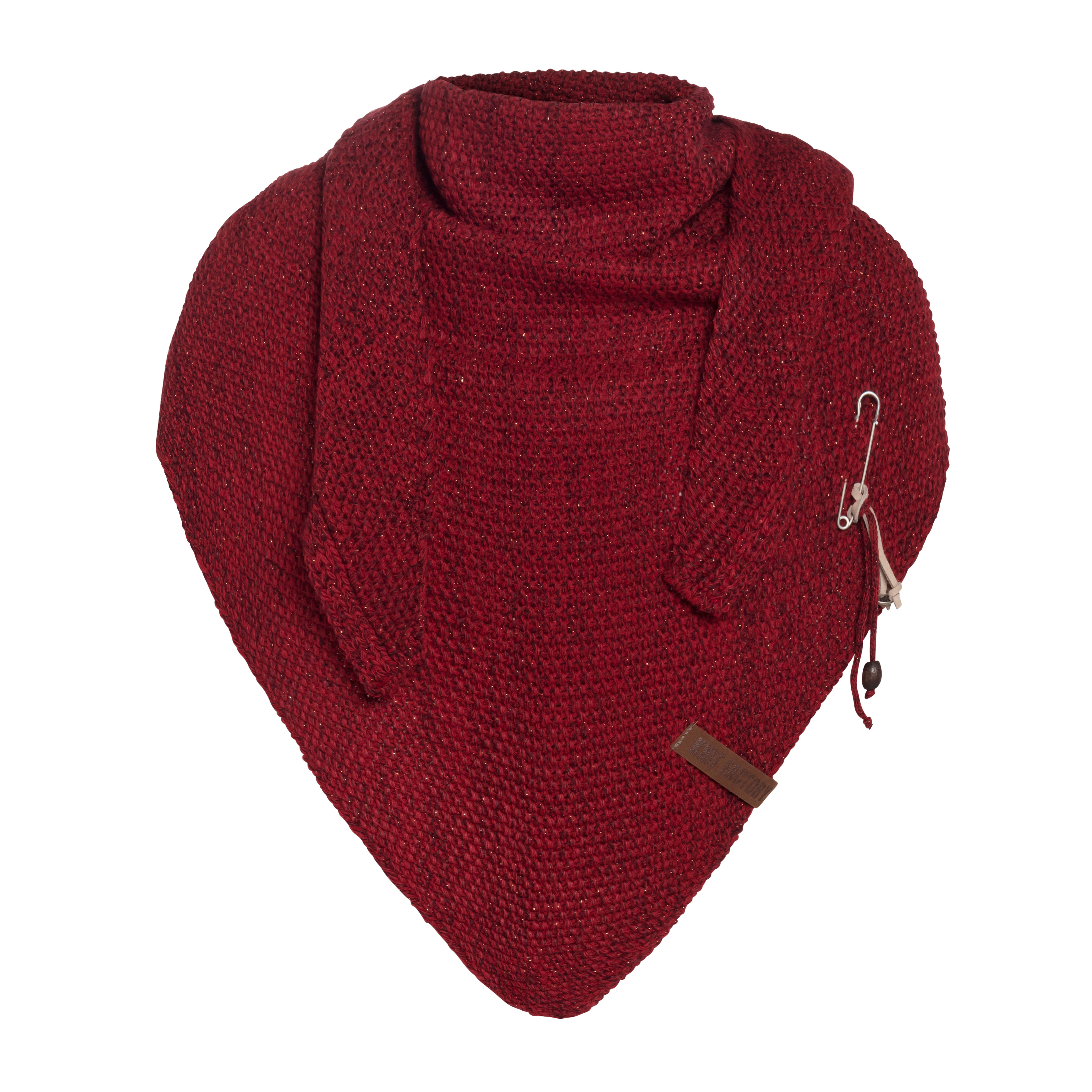 Coco Triangle Scarf Deluxe Bordeaux