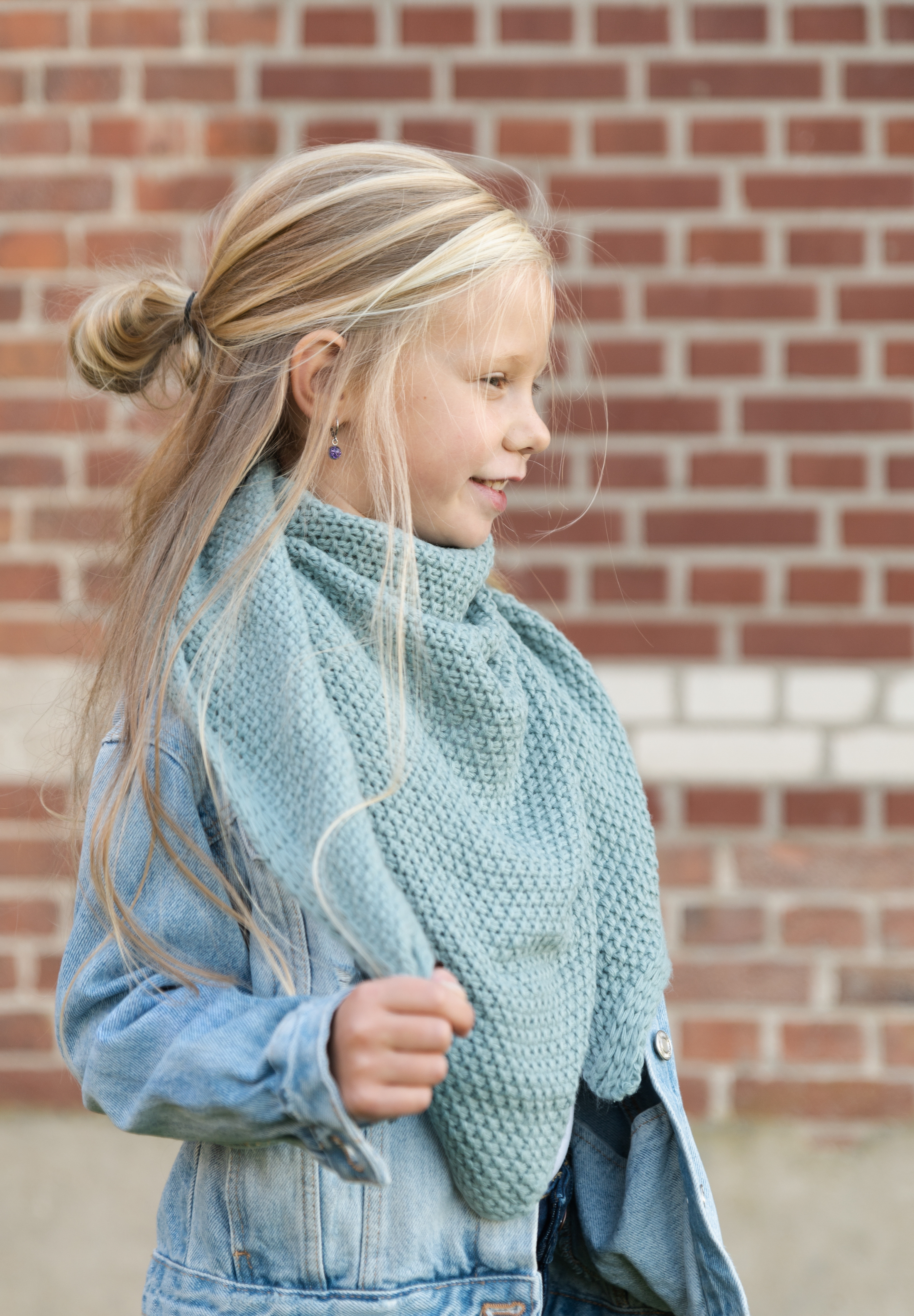 Coco Dreiecksschal Junior Stone Green