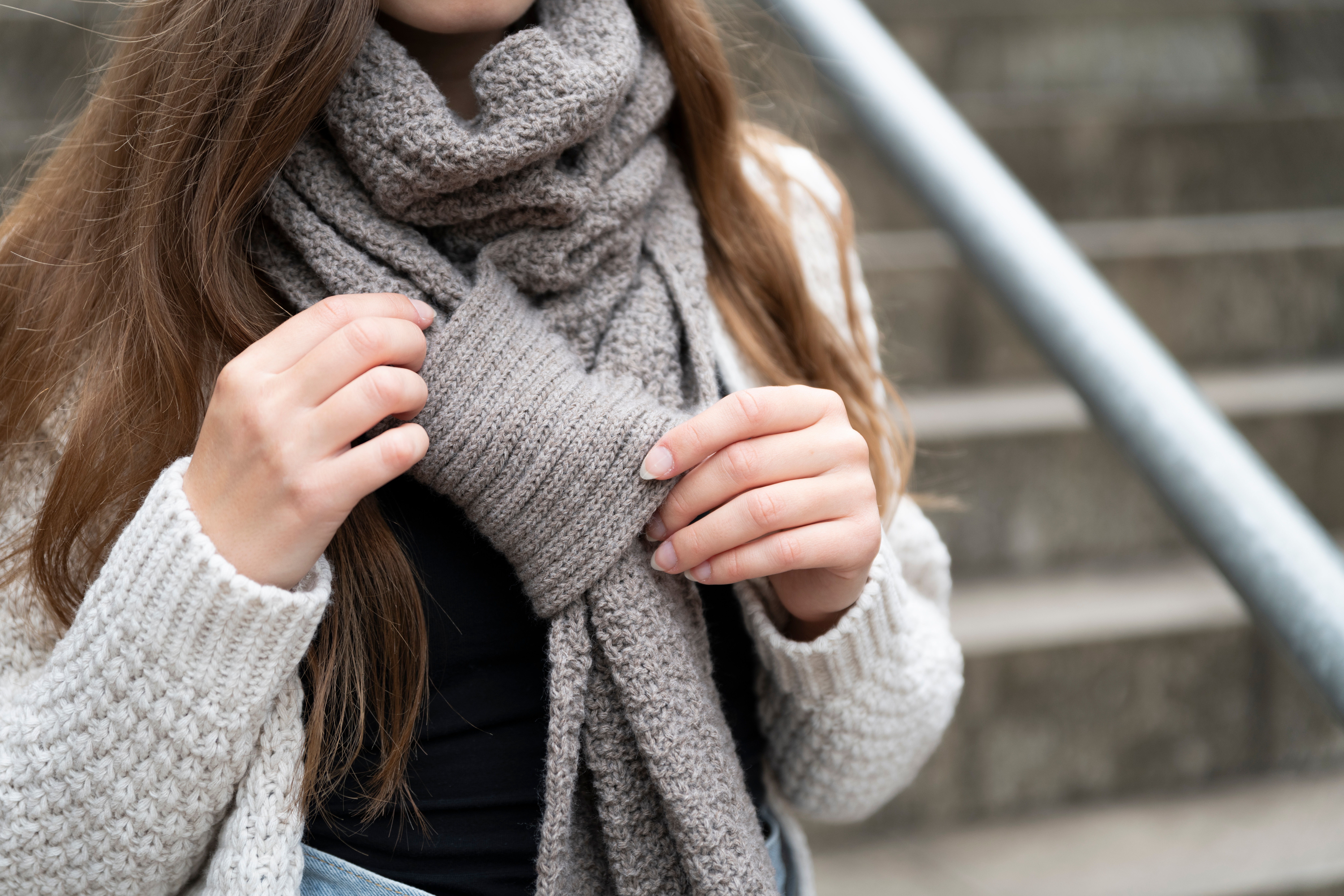 Haze Schal Iced Clay