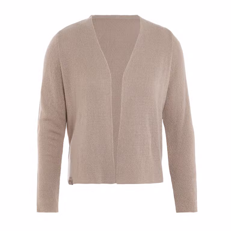 Ella Kort Gebreid Vest Linnen - 40/42