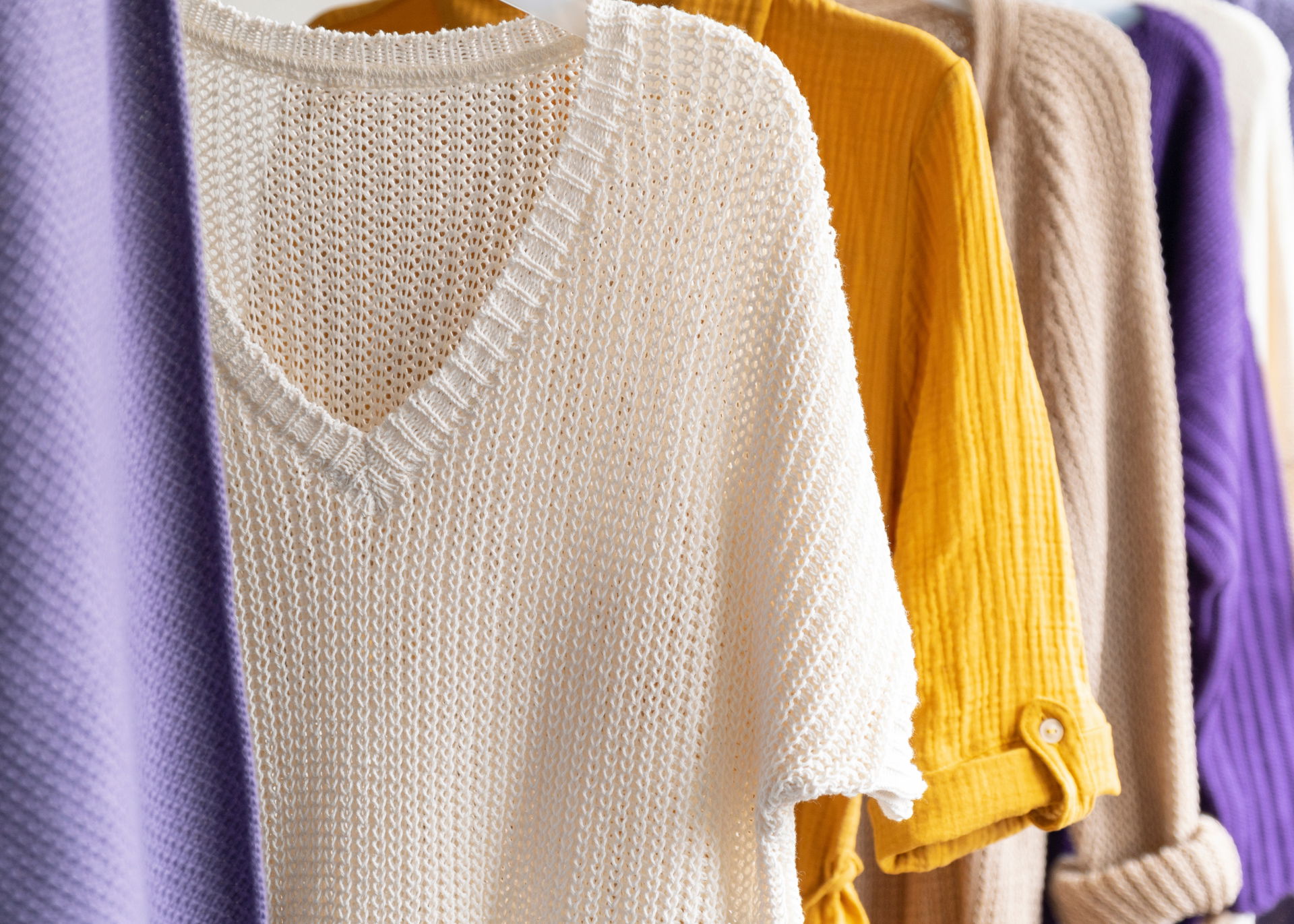 Daisy V-Hals Trui Fuchsia - 36/44