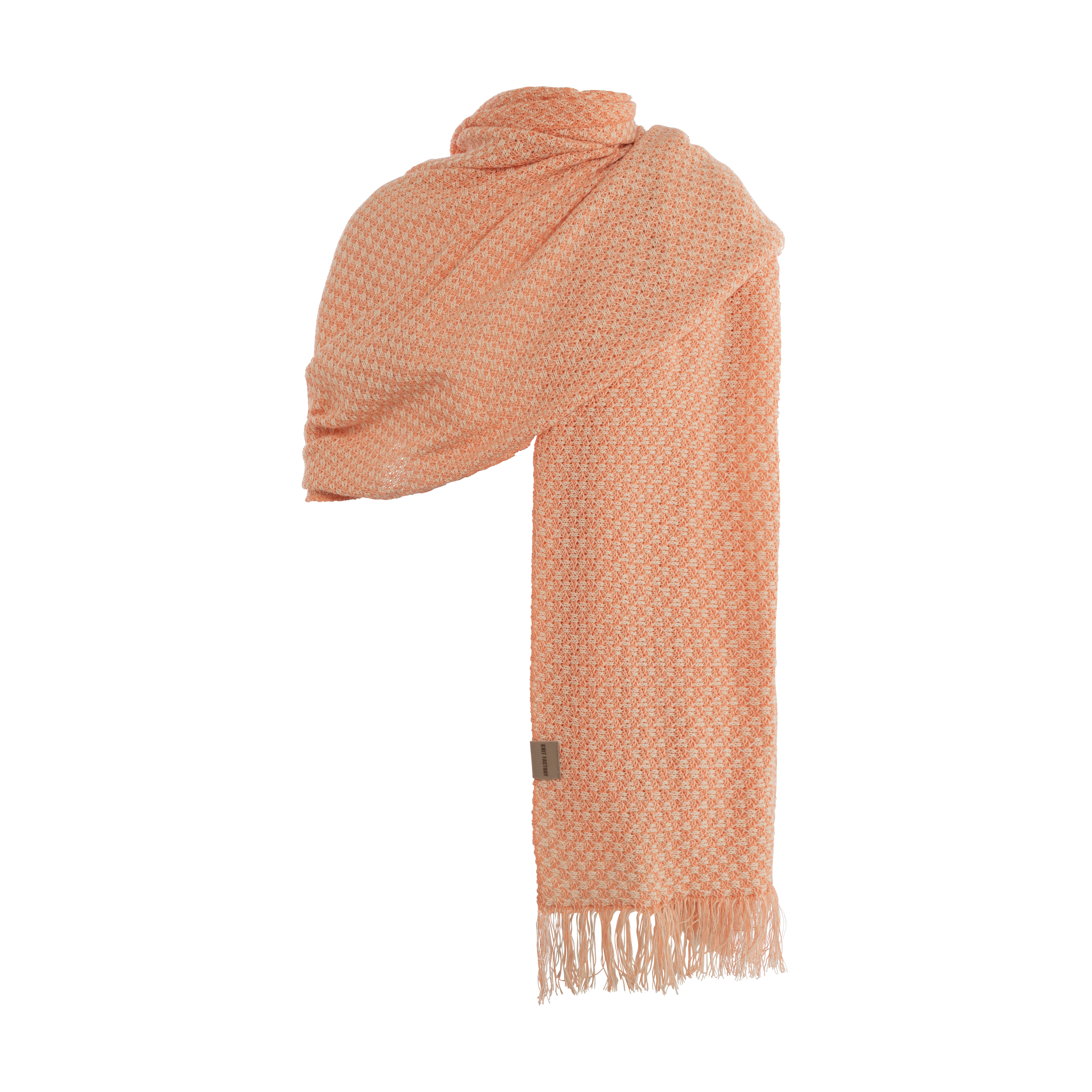 Astre Scarf Apricot/Ecru